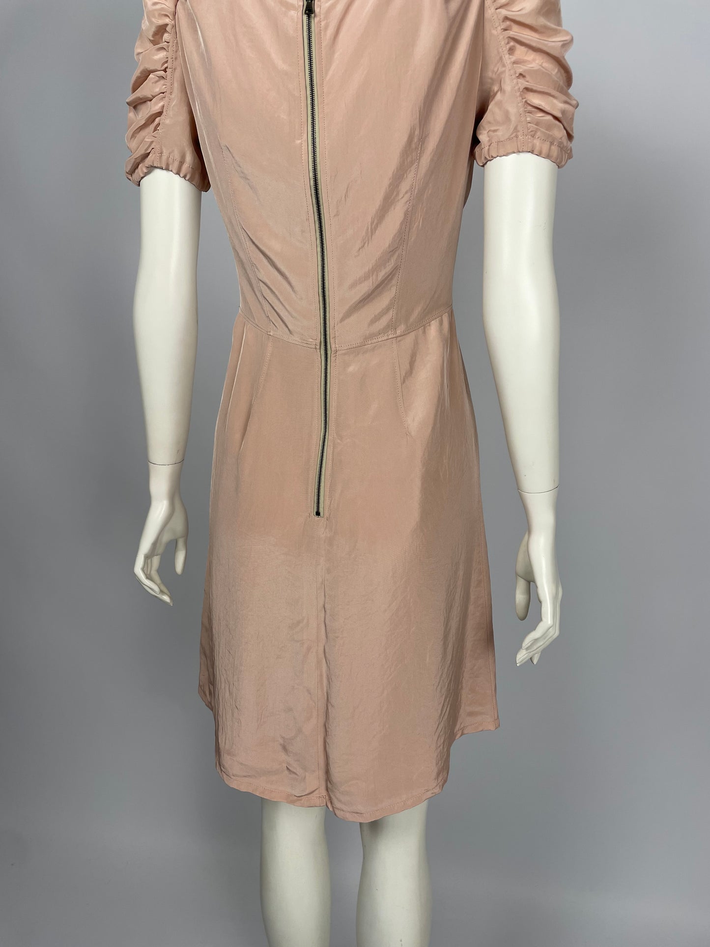 Prada 2007 Gathered ruffle dress.