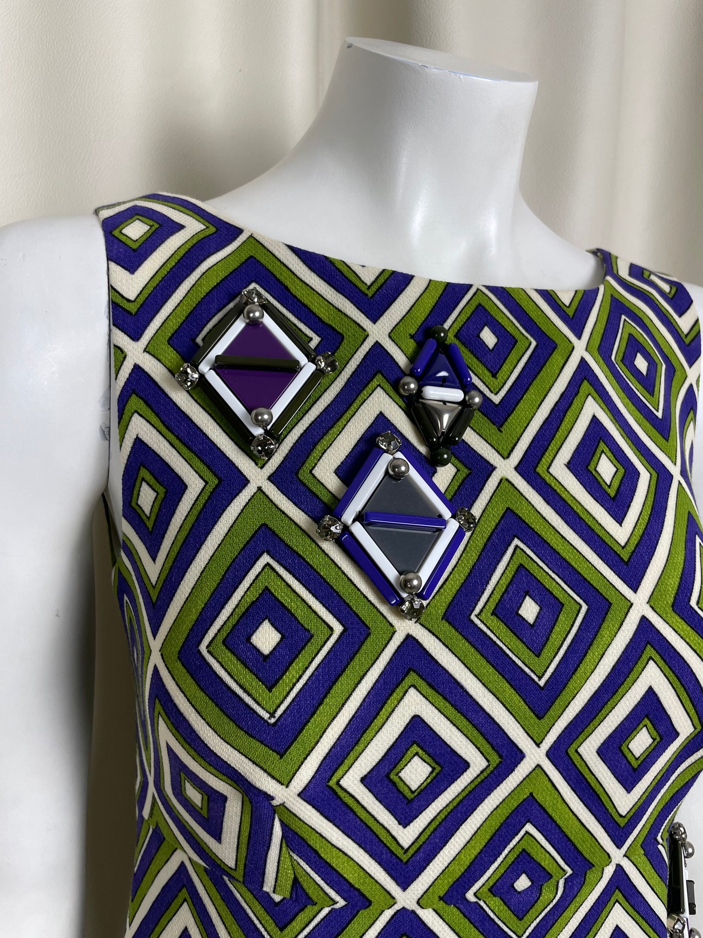 Prada F/W 2012 Resin Applique dress