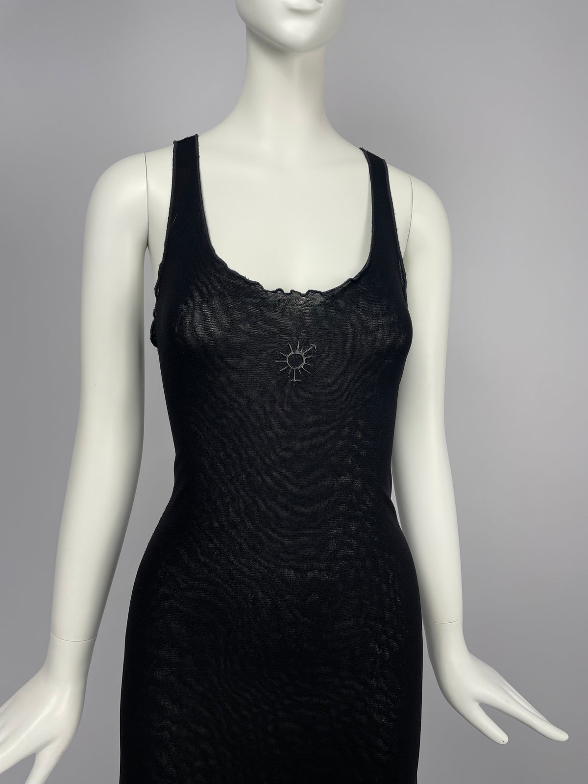 Jean Paul Gaultier maxi mesh dress