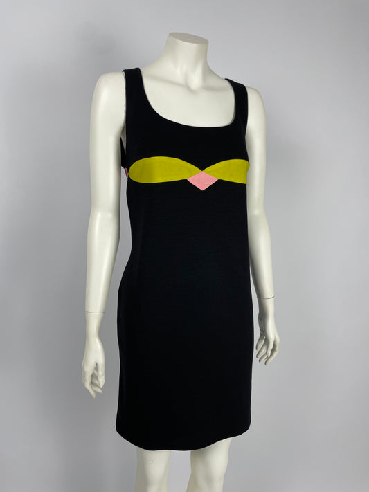 Gianni Versace F/W 1997 Color Block Dress.