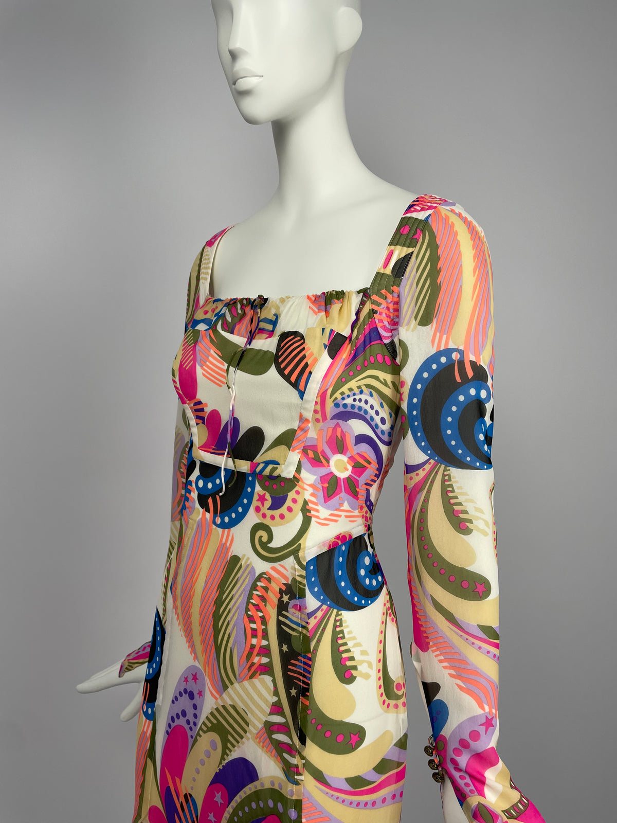 Gianni Versace Couture F/W 2002 Silk Dress