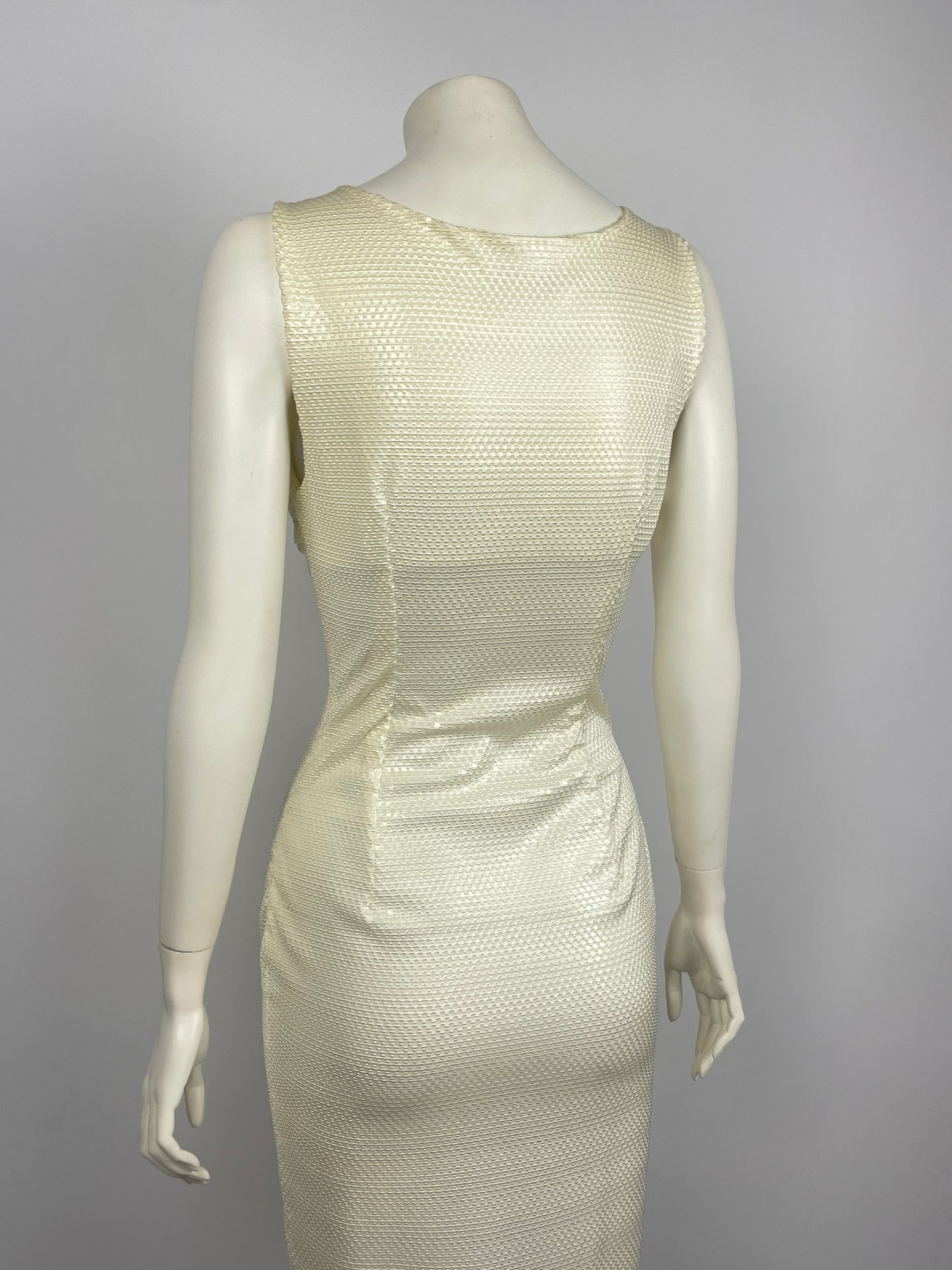 Dolce & Gabbana 1990’s Foil Effect Sheath Dress