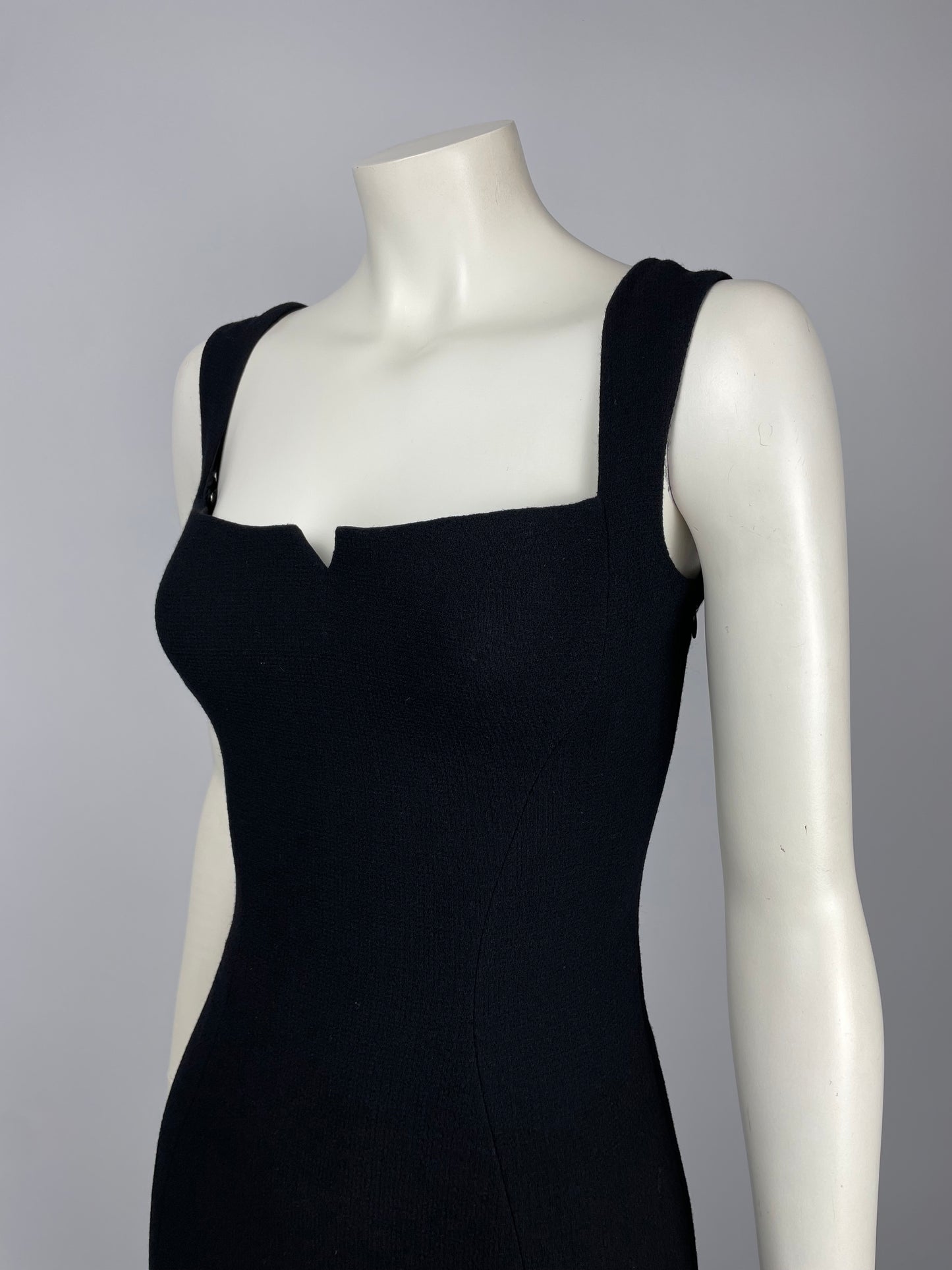 Gianni Versace Couture F/W 1995 wool dress.