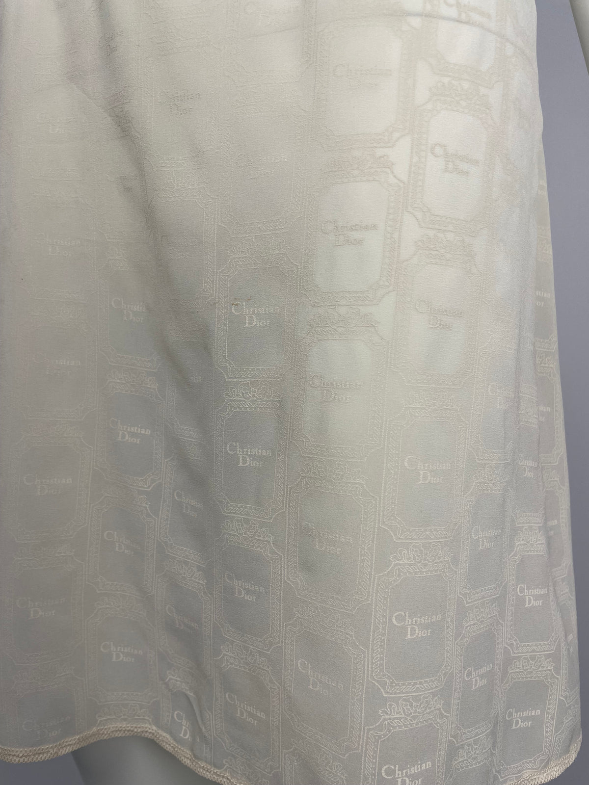 Dior 1990's Lingerie see trough dress