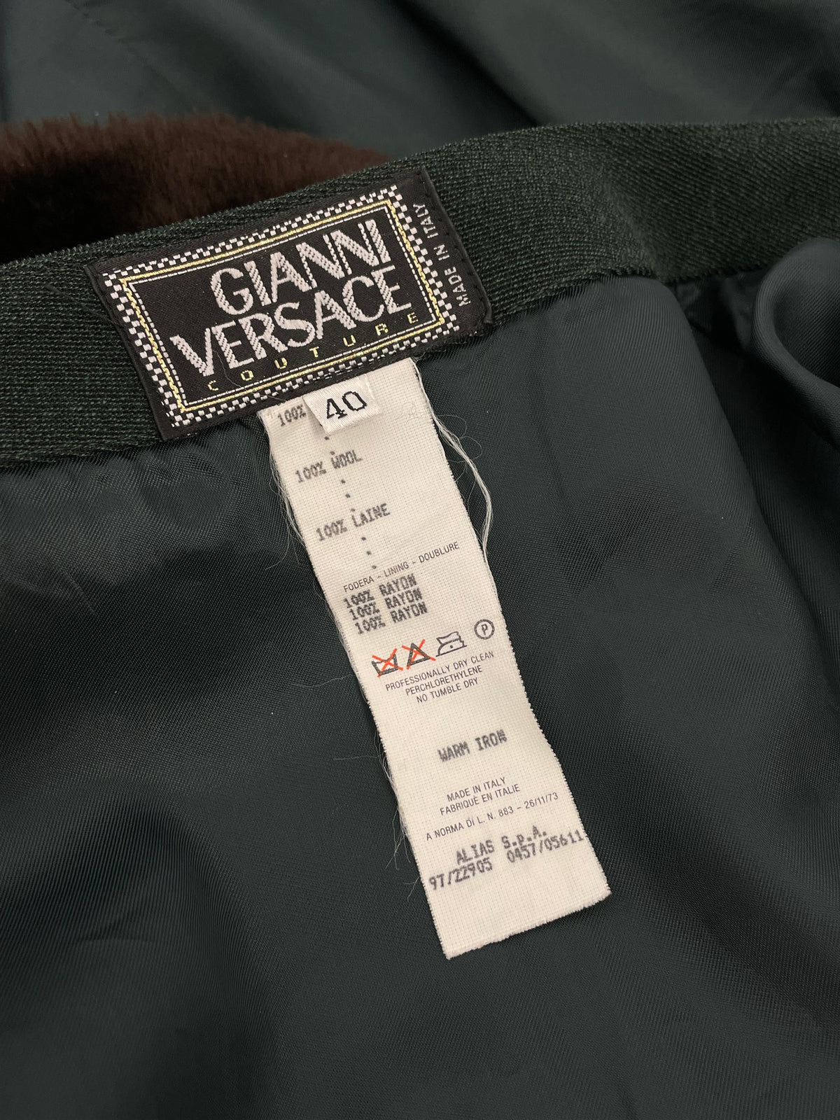 Gianni Versace Couture F/W 1997 Suit