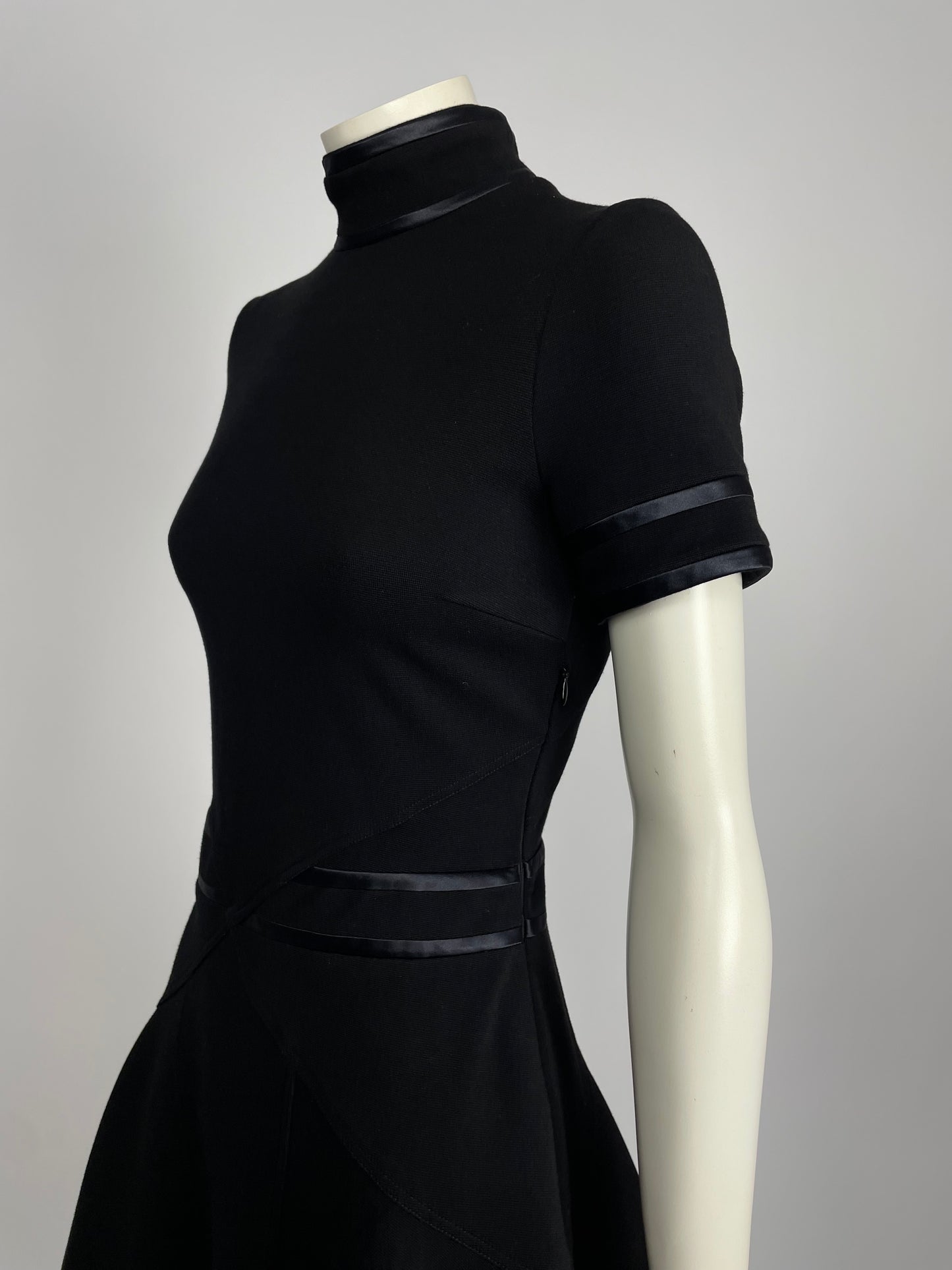 Givenchy 2012 Heavy knit flared dress