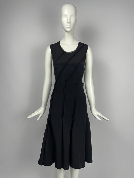 Oscar de la Renta 2000's Bias cut silk dress