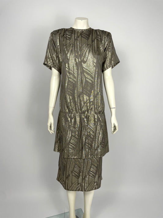 Dior late 1980’s squared fit maxi dress.