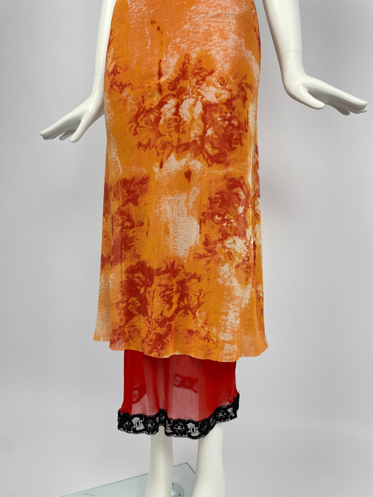 Jean Paul Gaultier 1990’s double layer mesh dress