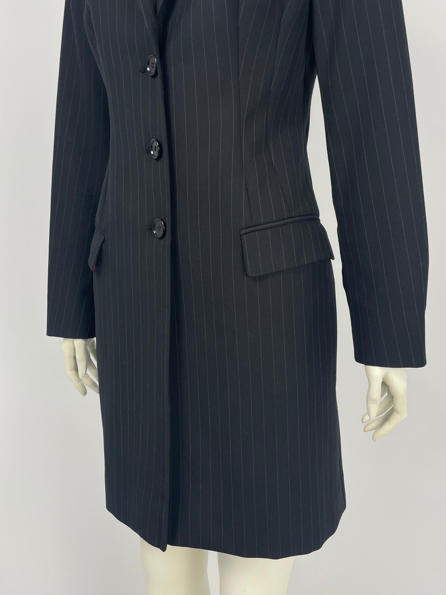 Dolce & Gabbana F/W 1997 Pinstripe Tailored Coat