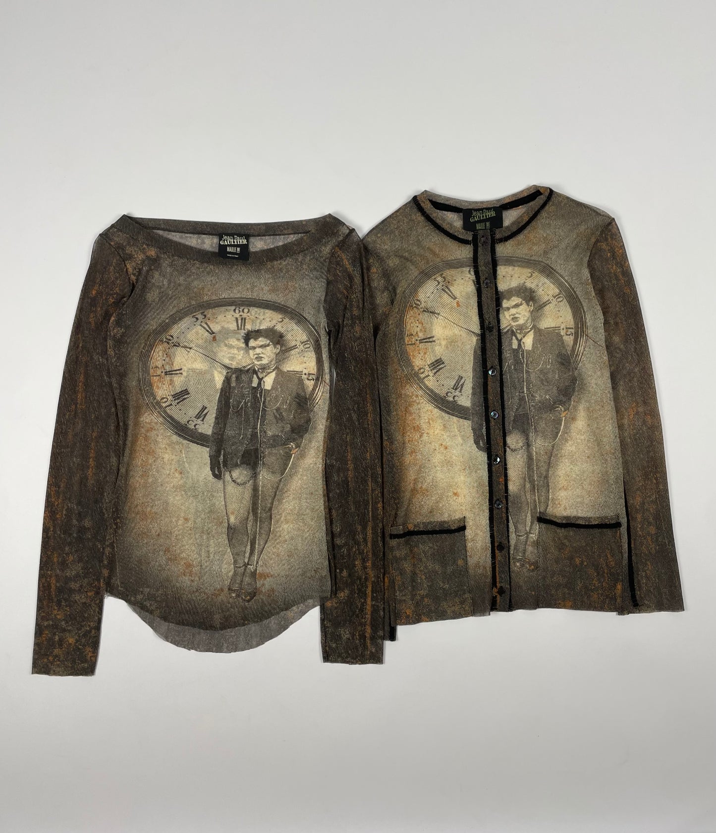 Jean Paul Gaultier F/W 2003 Mesh Twin Set