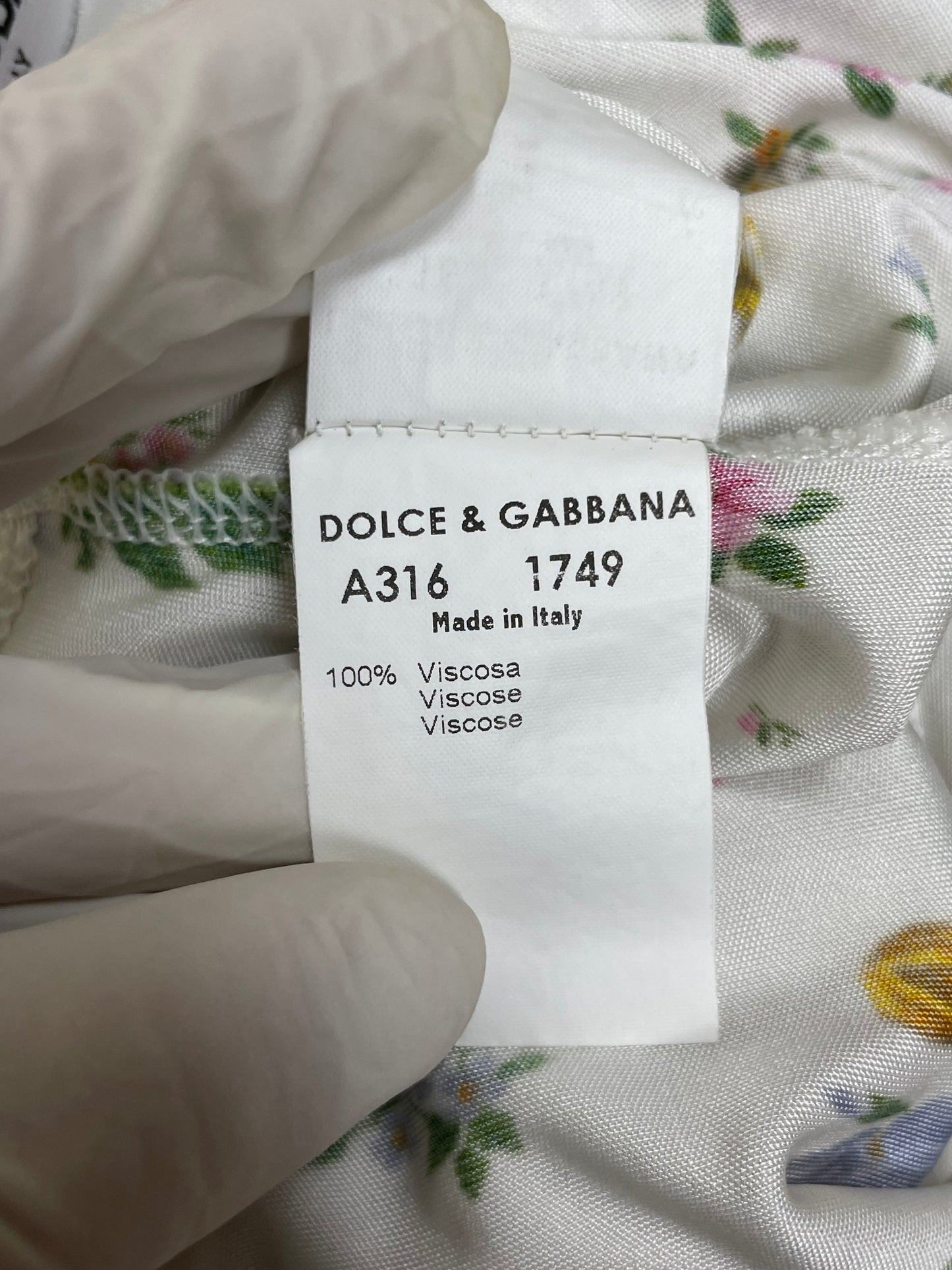Dolce & Gabbana 1990’s Floral Maxi Dress