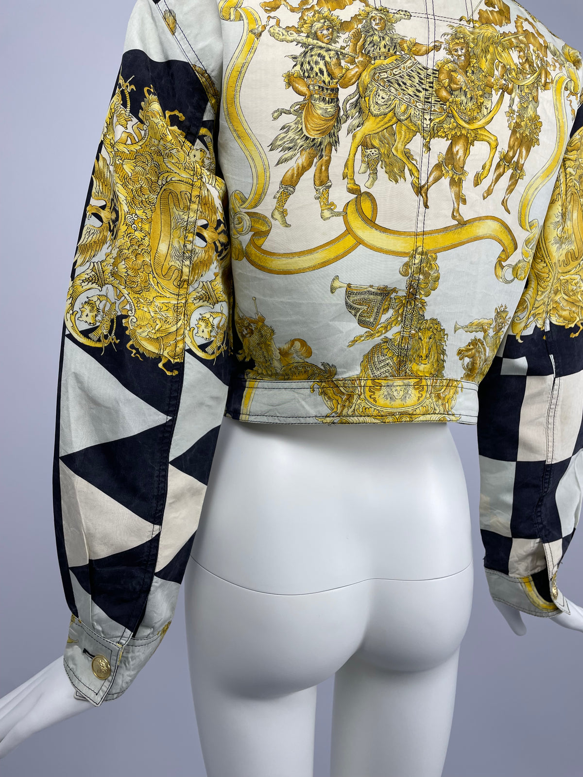 Gianni Versace S/S 1992 Barroque print jacket