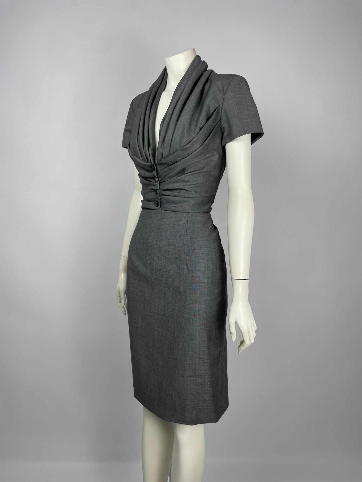 Christian Dior F/W 2009 by John Galliano Gathered dress