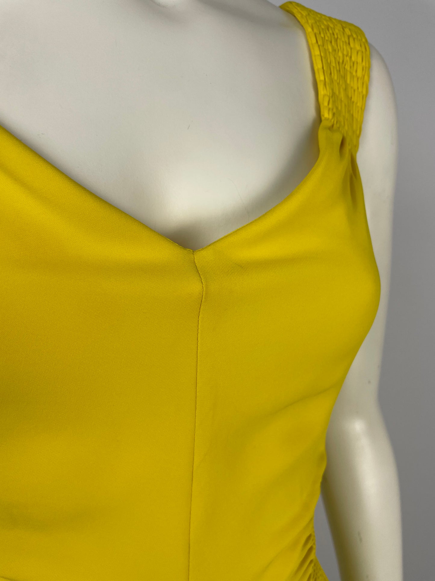 Dior by Maria Grazia Cruise 2017 yellow midi dress