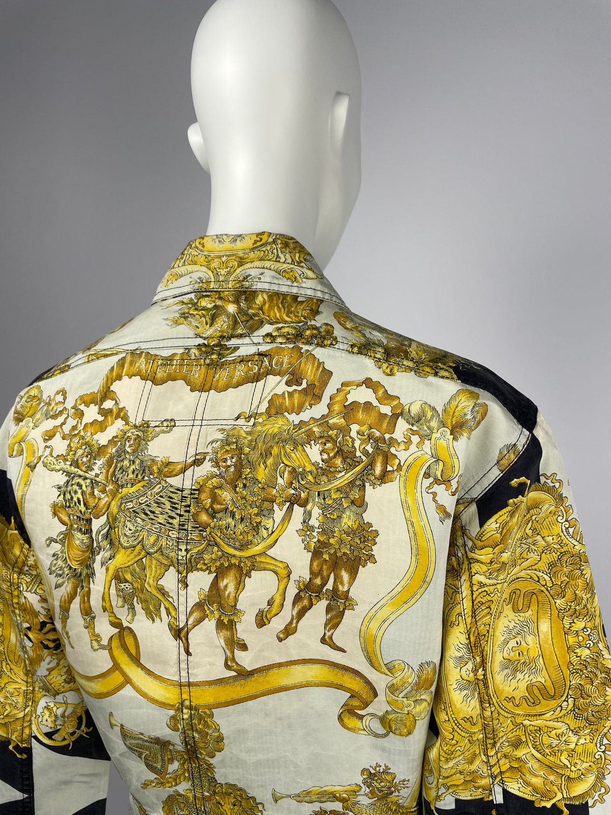 Gianni Versace S/S 1992 Barroque print jacket