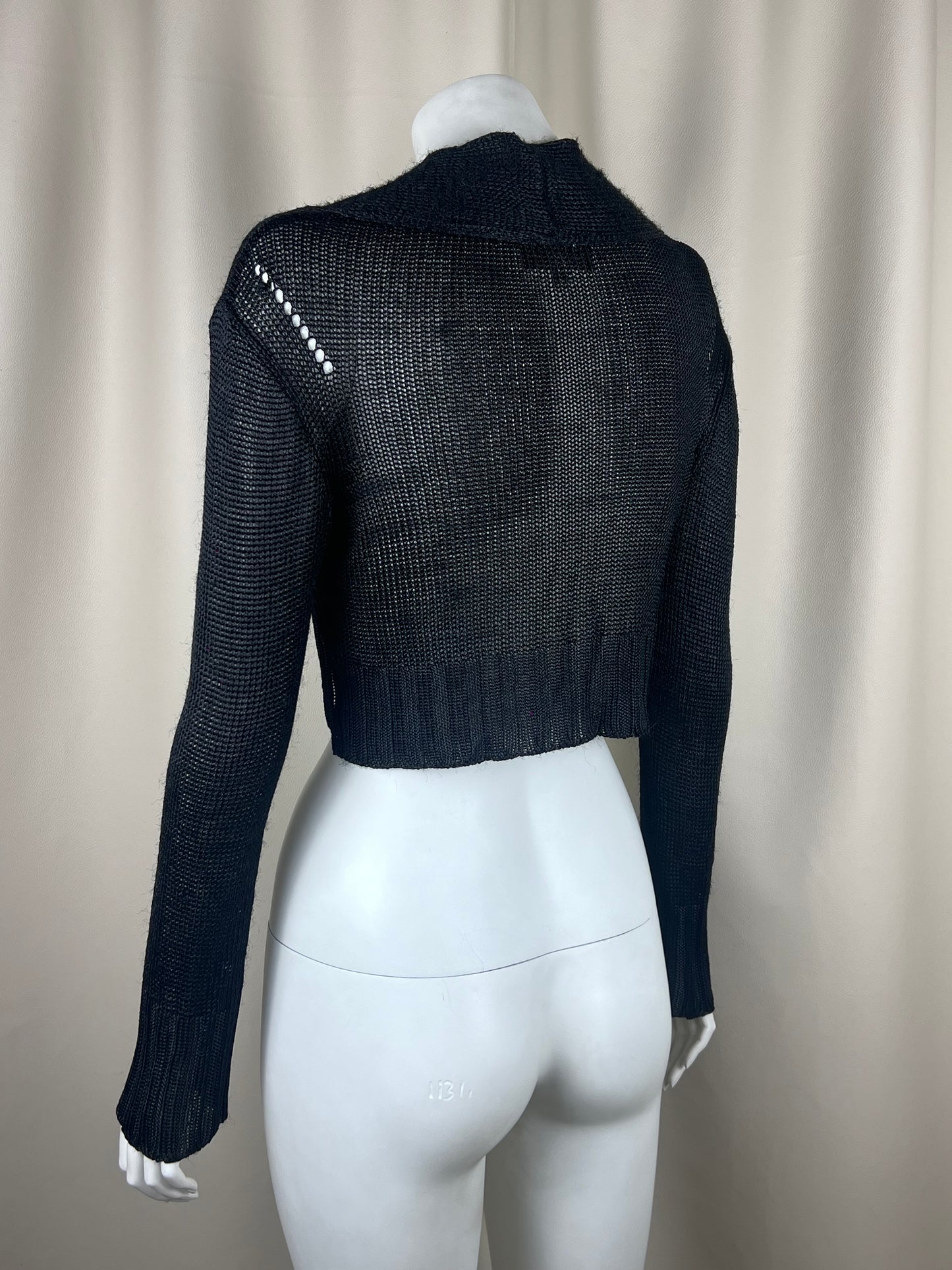 Ann Demeulemeester  synthetic knit jumper (M)