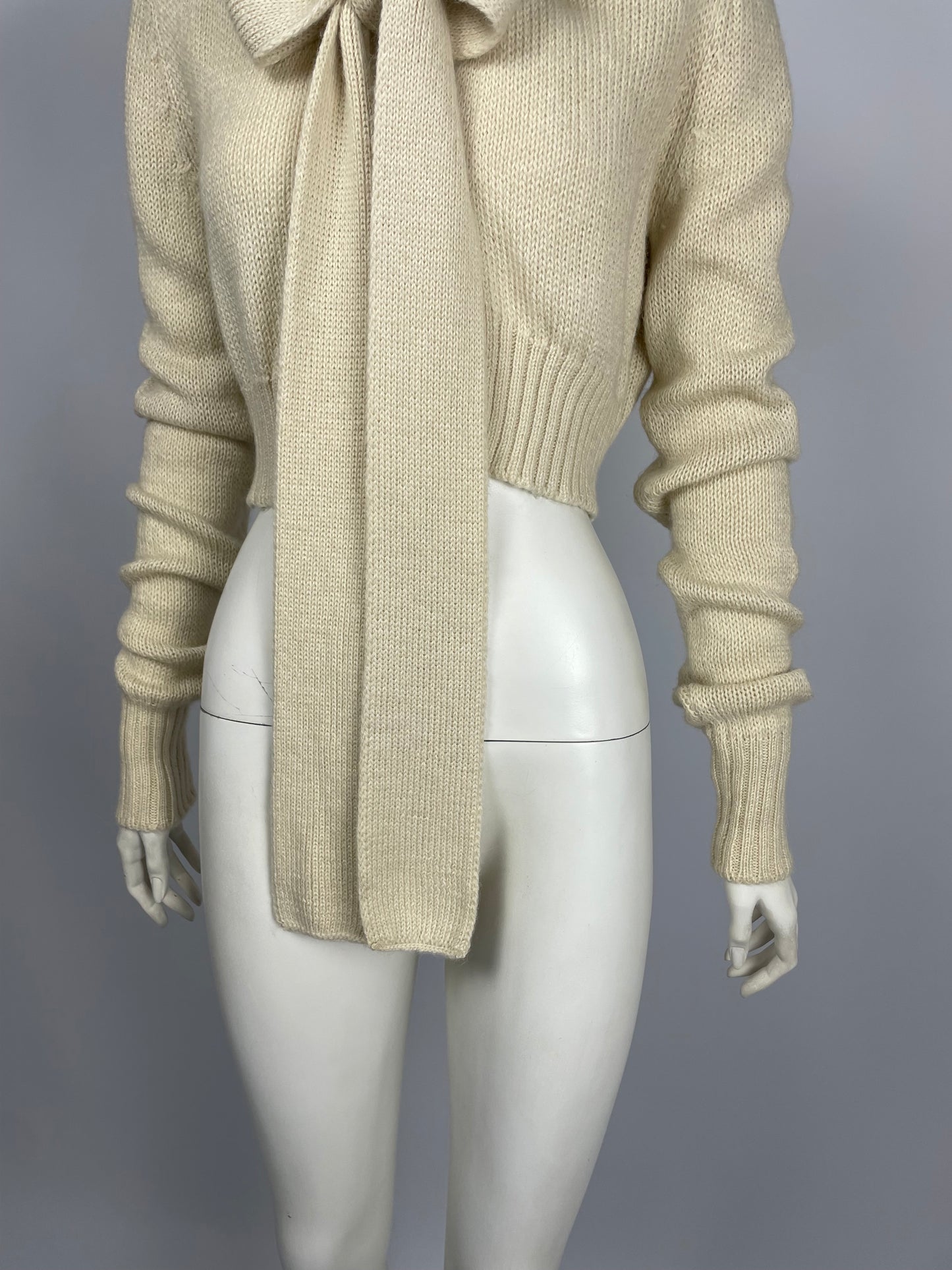 Dolce & Gabbana 2010’s Alpaca tie cardigan