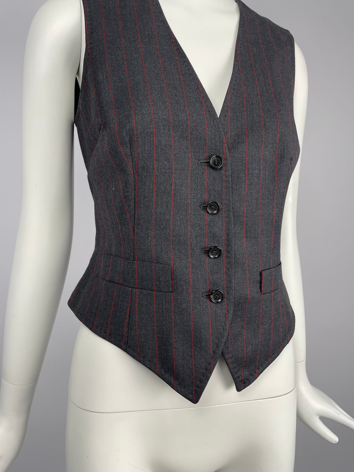 Dolce & Gabbana F/W 1997 Pinstripe wool vest