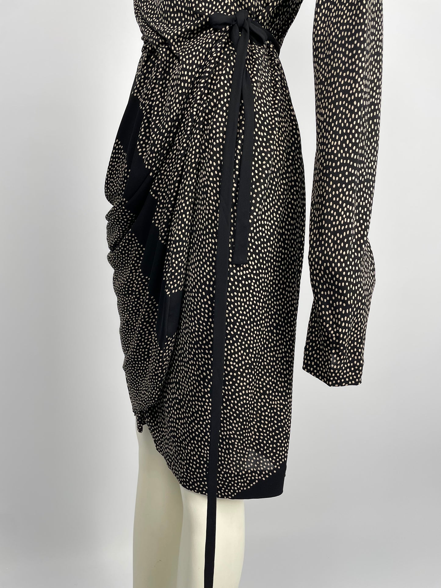 Balenciaga by Nicolas Ghesquiere 2010 Polka dots tie dress