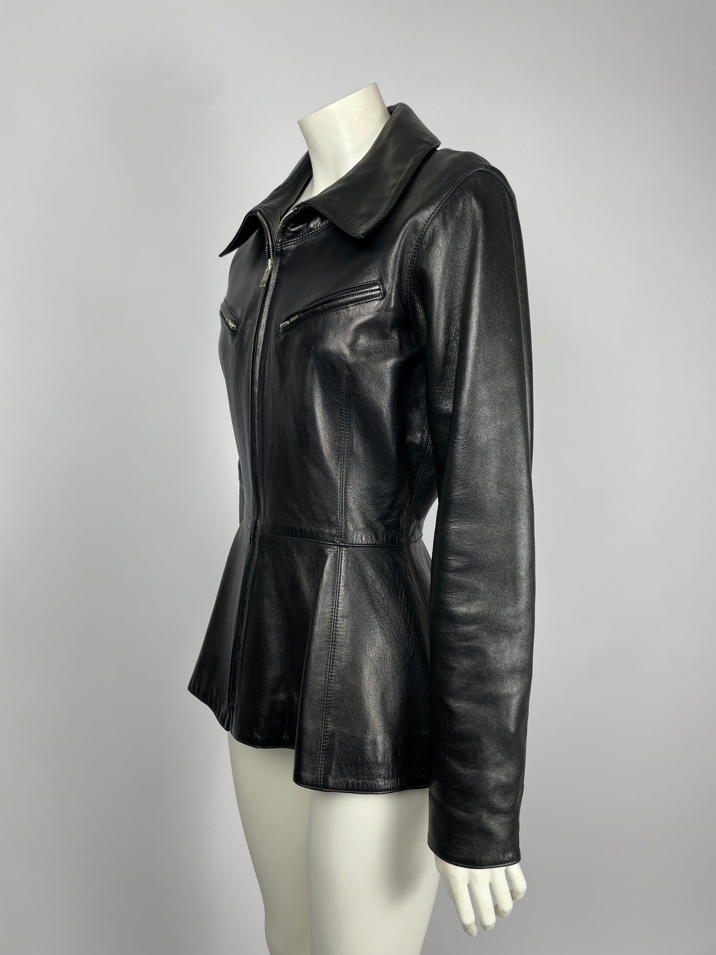 Claude Montana F/W 1992 Ideal Cuirs Leather Jacket