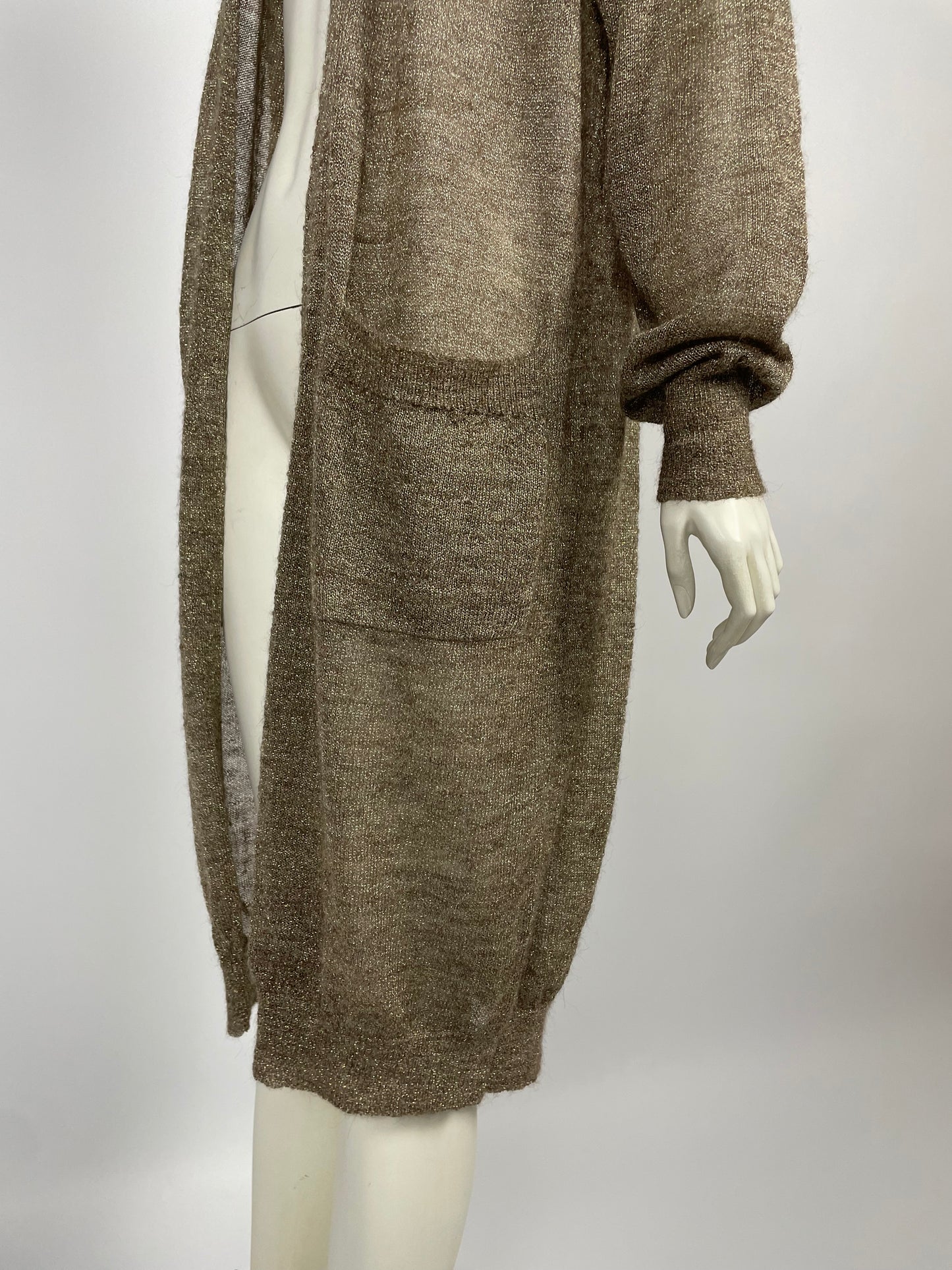 Dries van Noten 2000’s Glittery maxi cardigan
