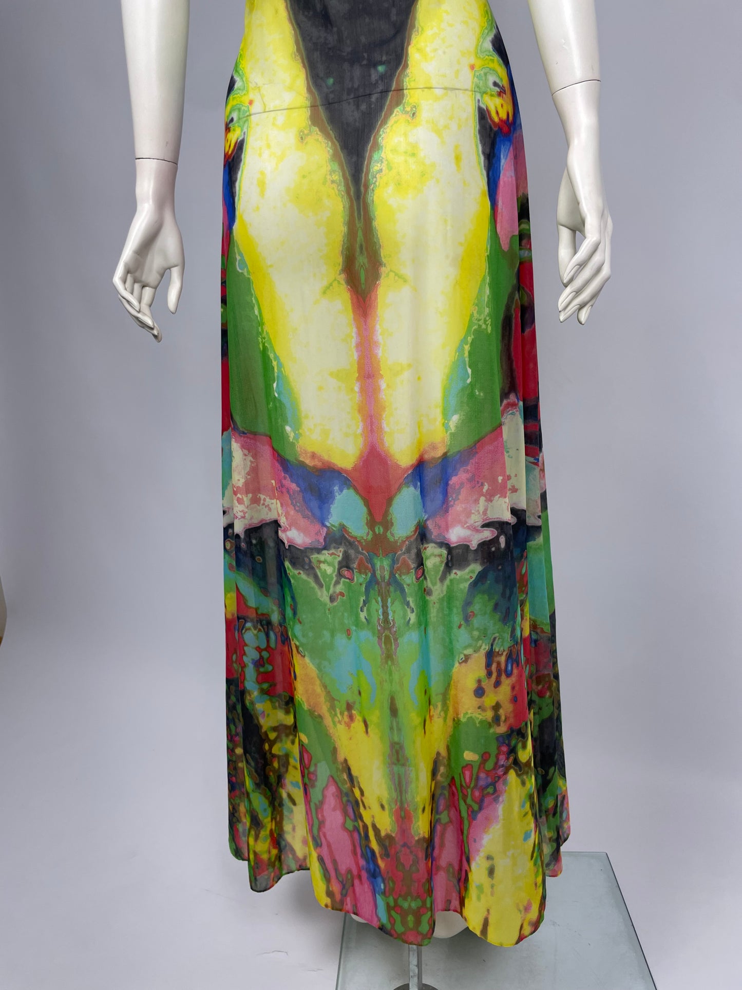 Jean Paul Gaultier S/S 2000 maxi mesh dress