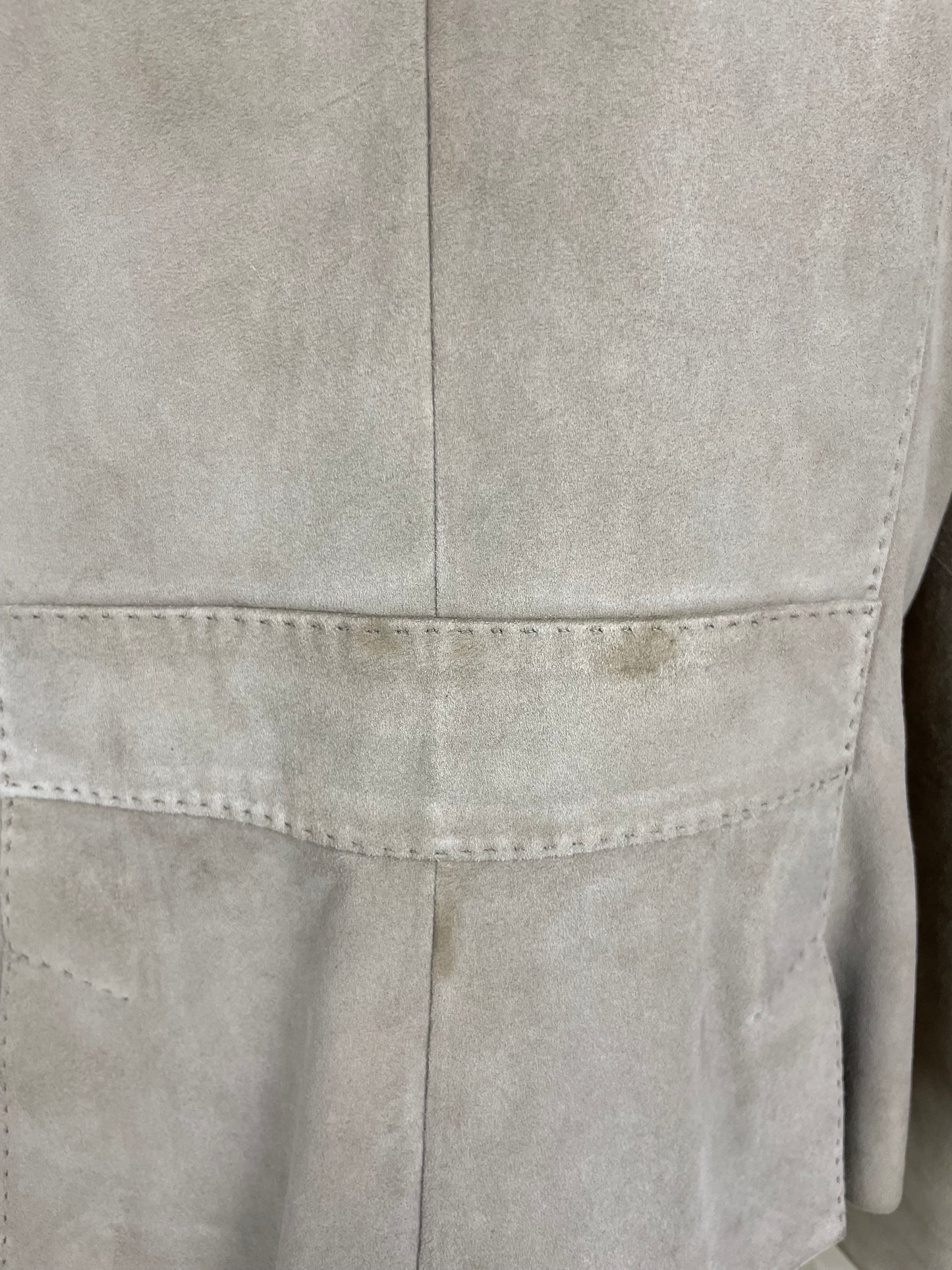 Loro Piana Asymmetrical Suede Blazer (M)