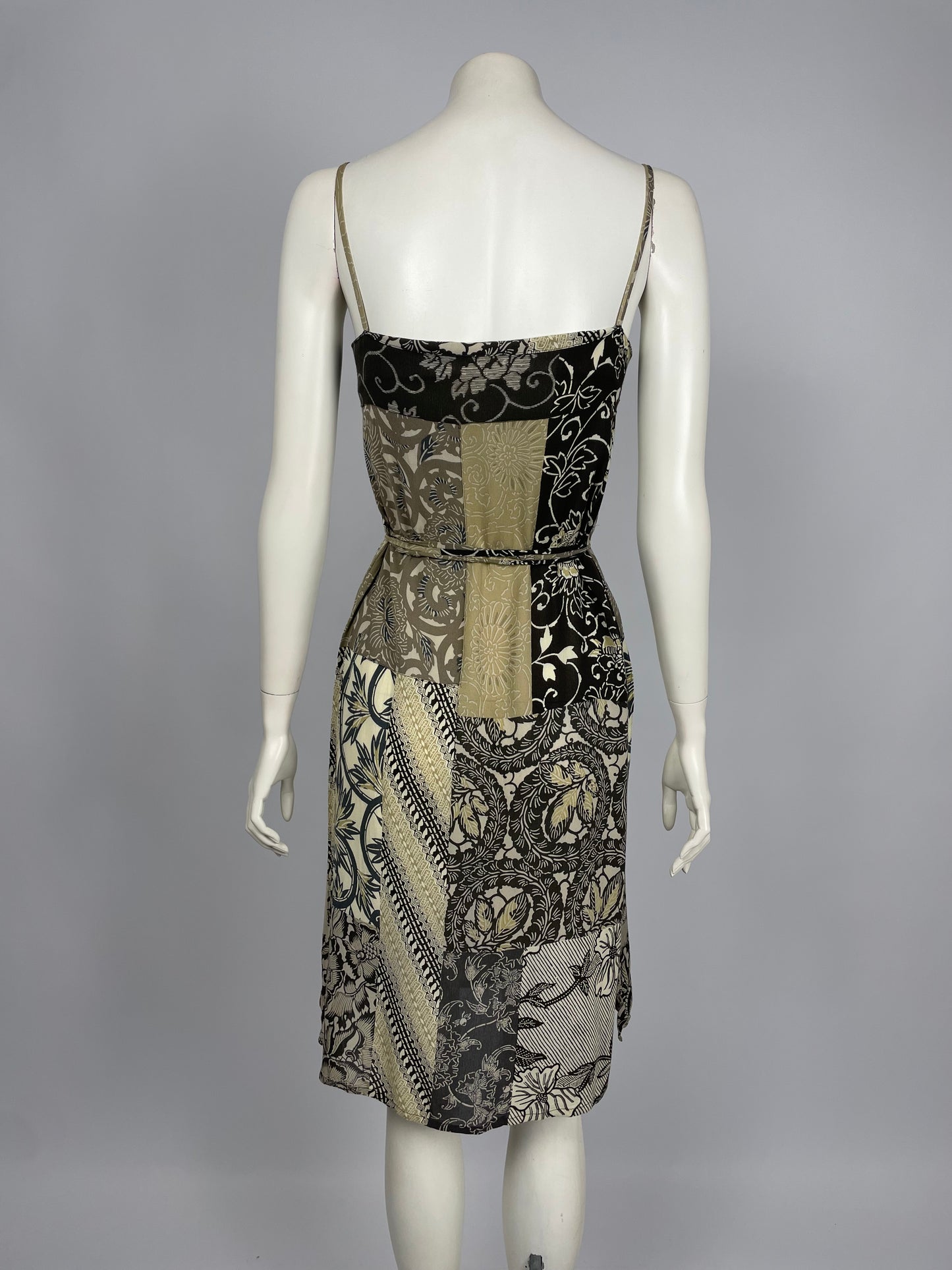 Kenzo 2000’s flower print bondage dress.
