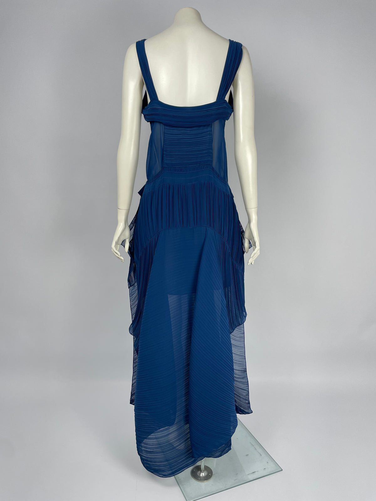 Chloé S/S 2014 blue pleats dress.