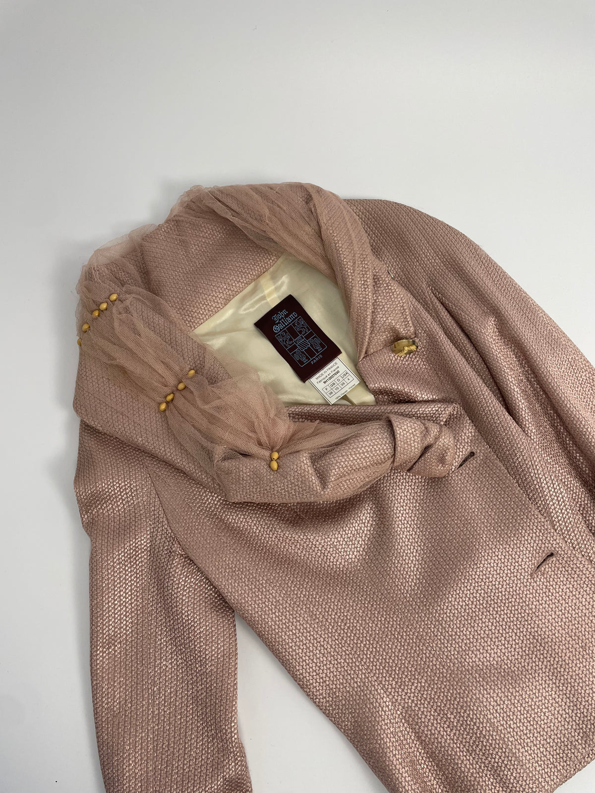 John Galliano F/W 1999 asymmetrical jacket