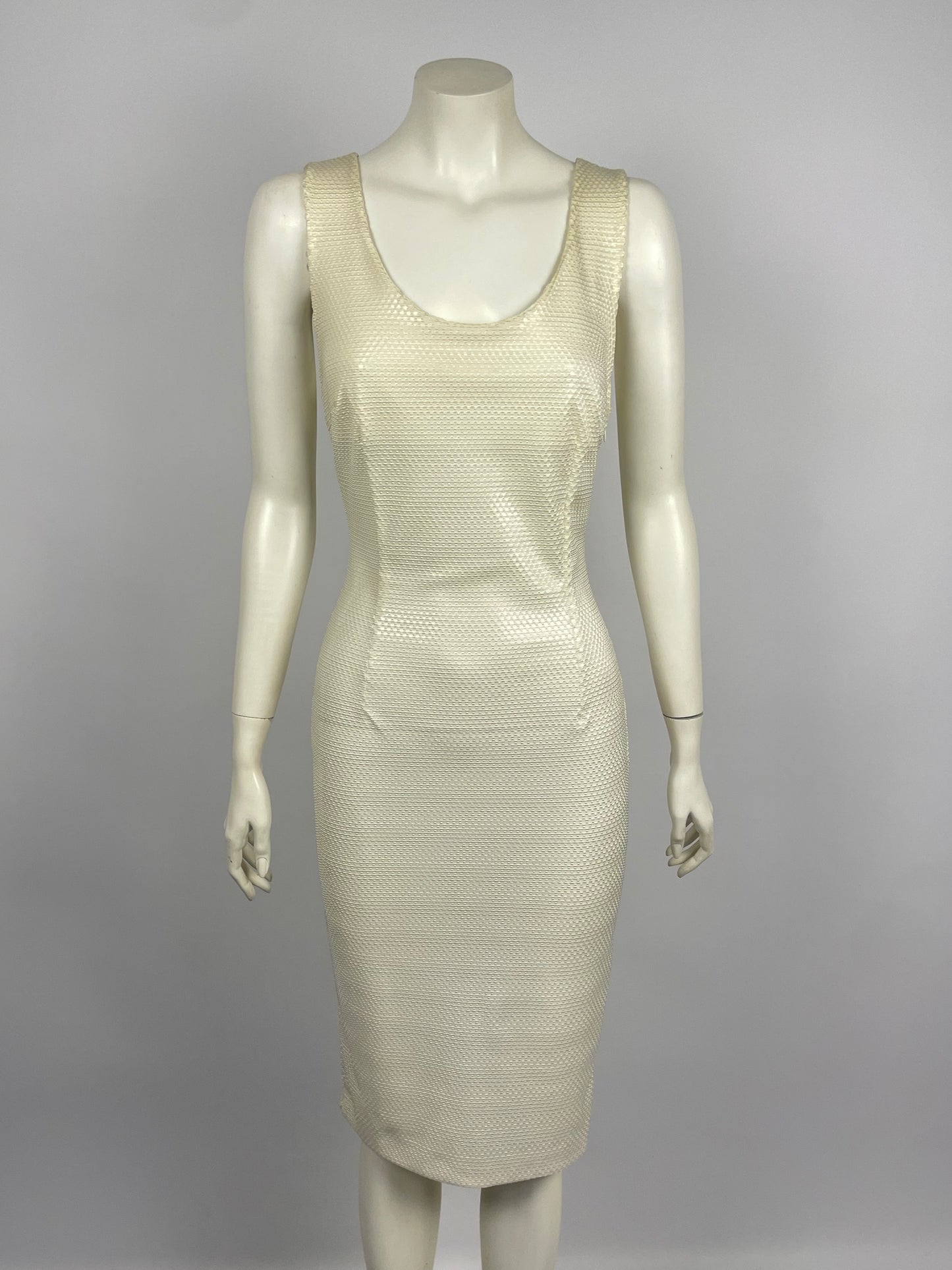 Dolce & Gabbana 1990’s Foil Effect Sheath Dress