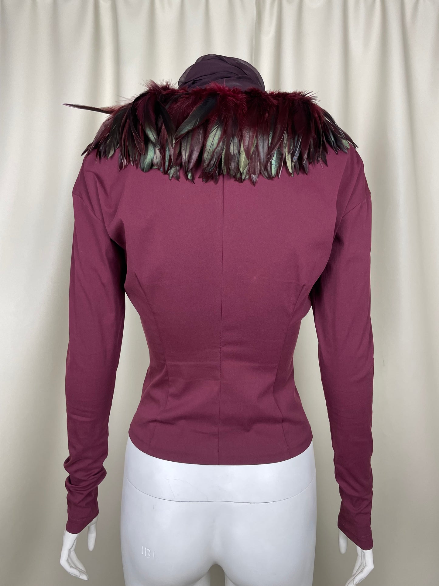 Dolce & Gabbana F/W 1990 Feather Shirt