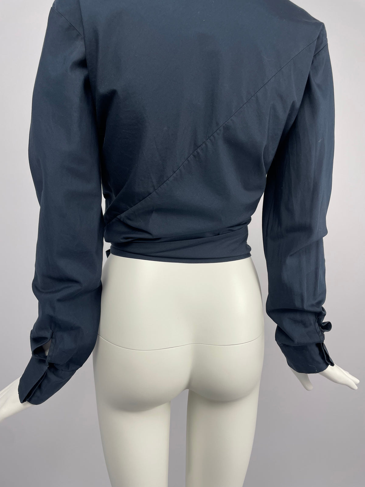 Gucci by Tom Ford S/S 2001 tie blouse