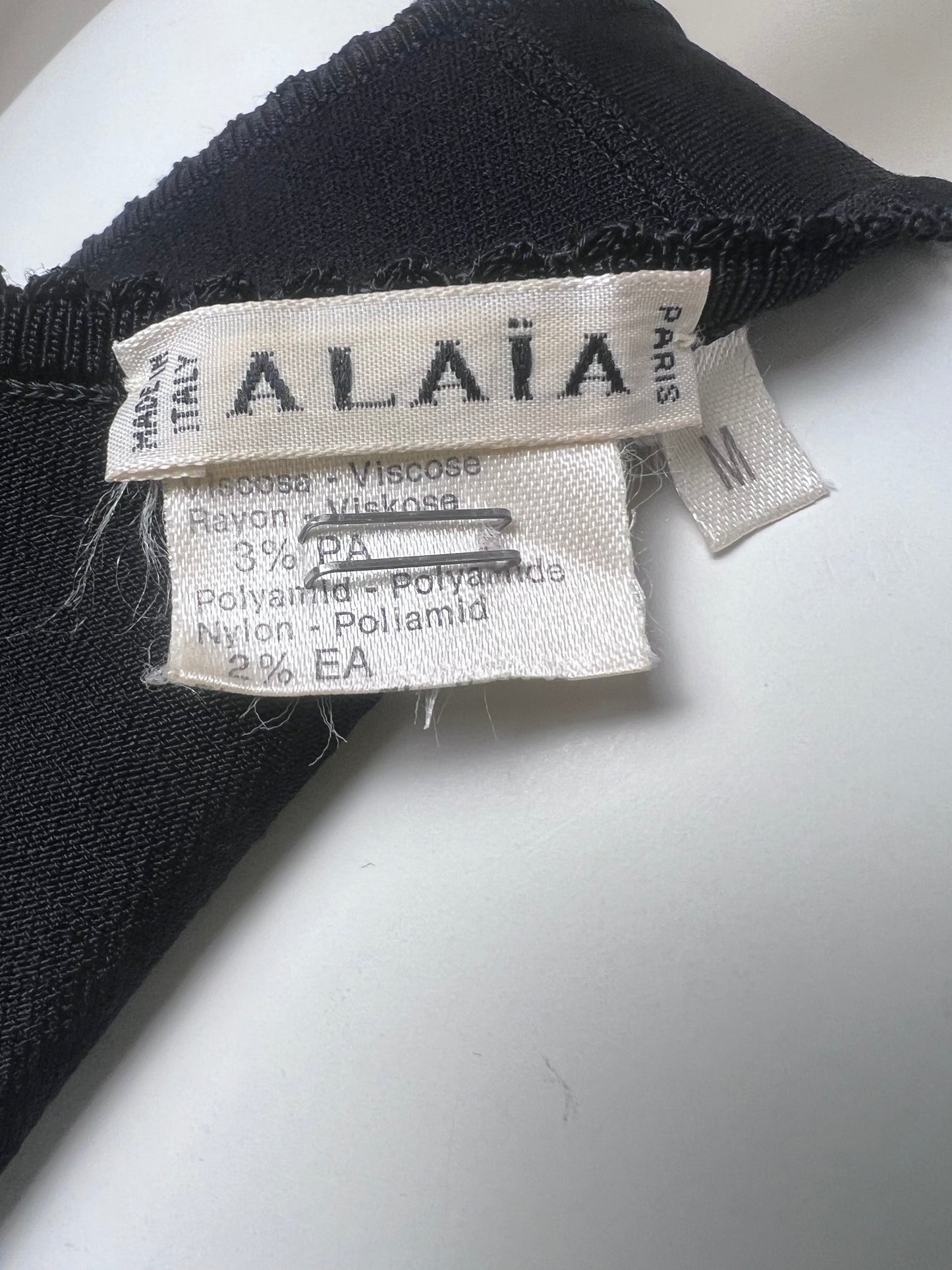 Alaïa S/S 1992 heavy sleevless body dress (S)