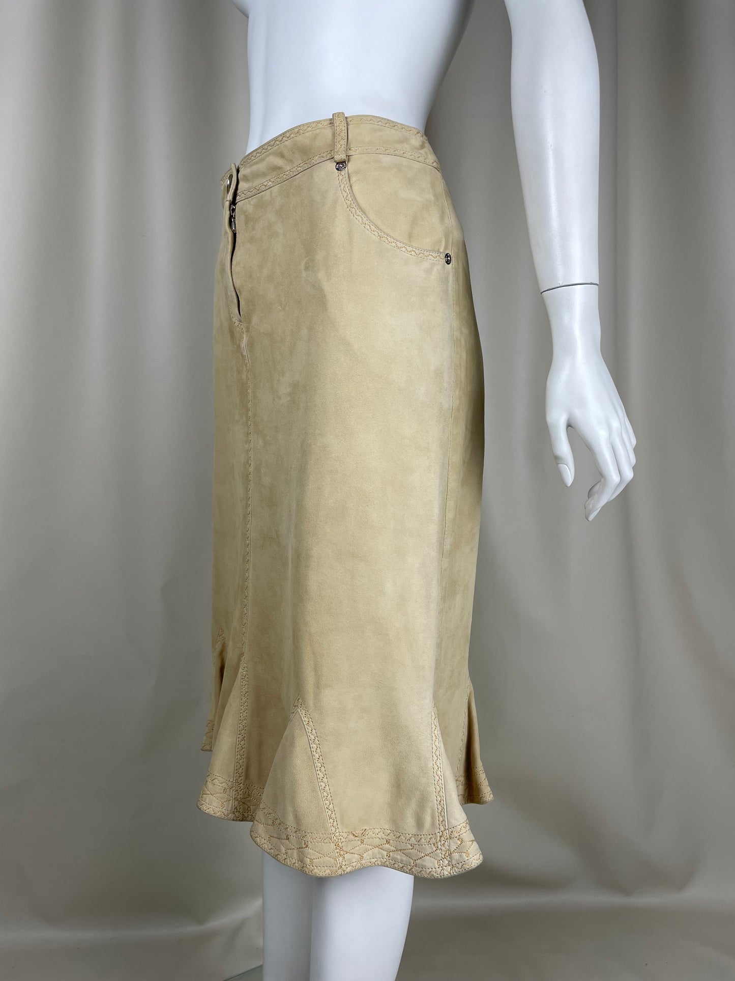Dior by Galliano S/S 2005 Swede Skirt (L)