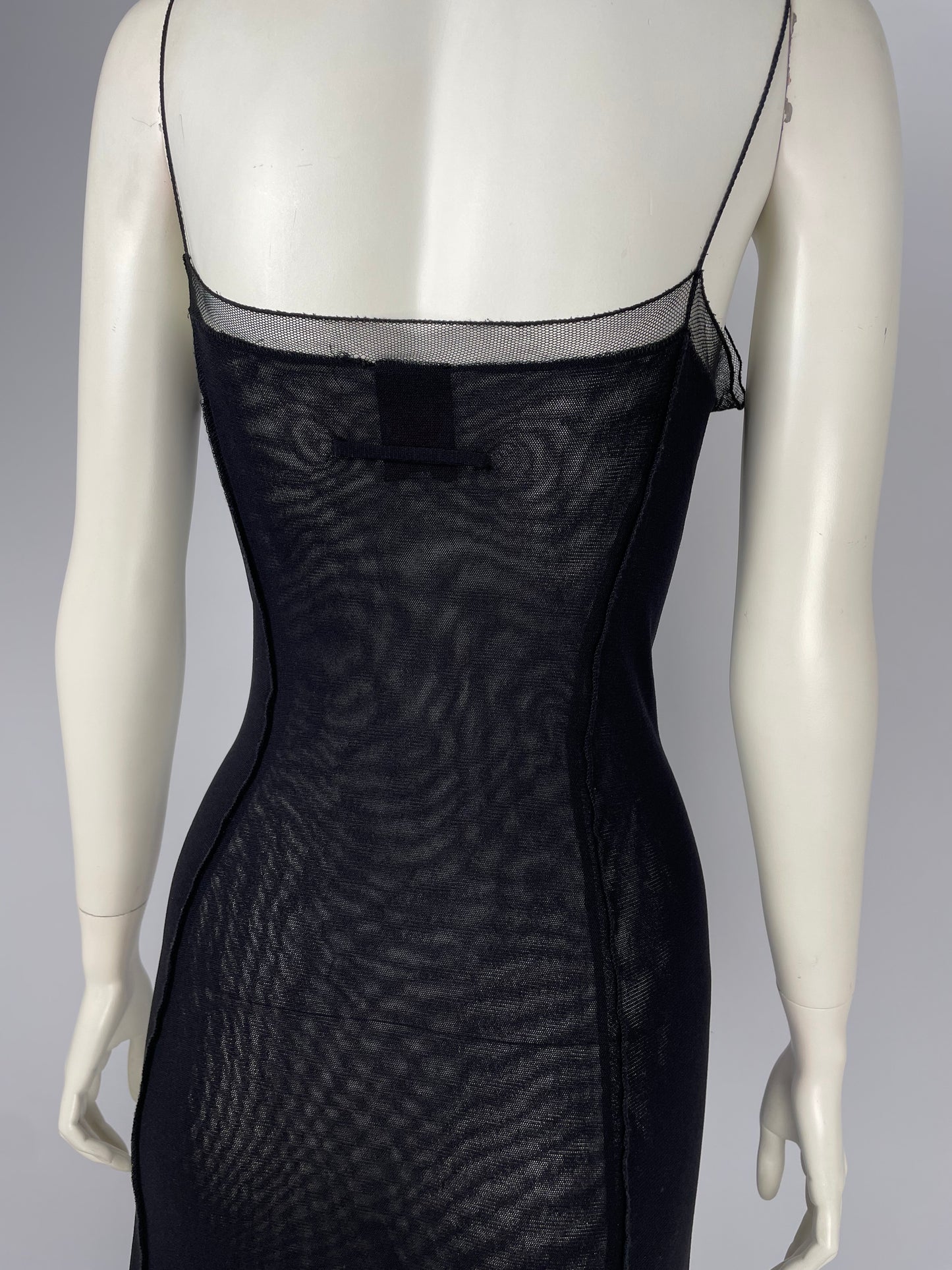 Jean Paul Gaultier 1990’s mesh maxi dress