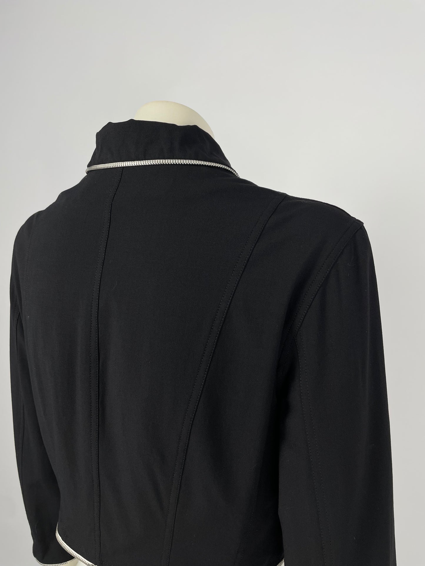 Dior by John Galliano S/S 2001 cropped zipper jacket.