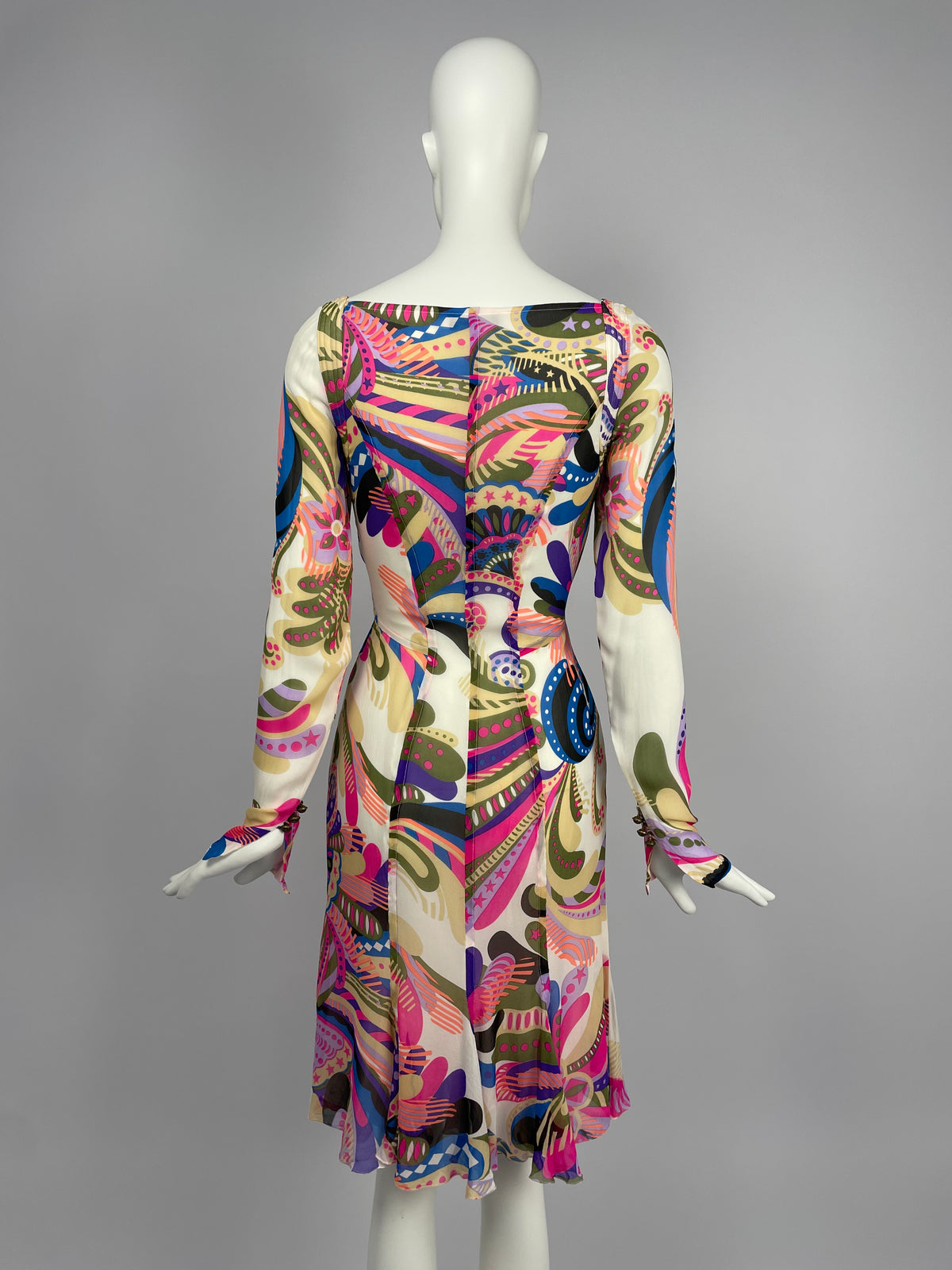 Gianni Versace Couture F/W 2002 Silk Dress