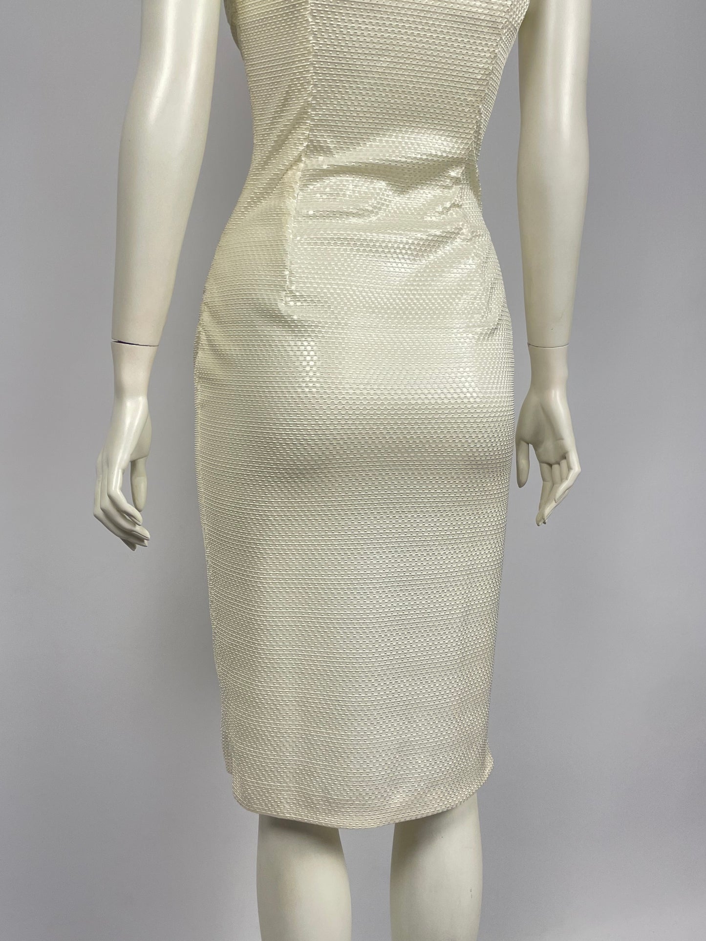 Dolce & Gabbana 1990’s Foil Effect Sheath Dress