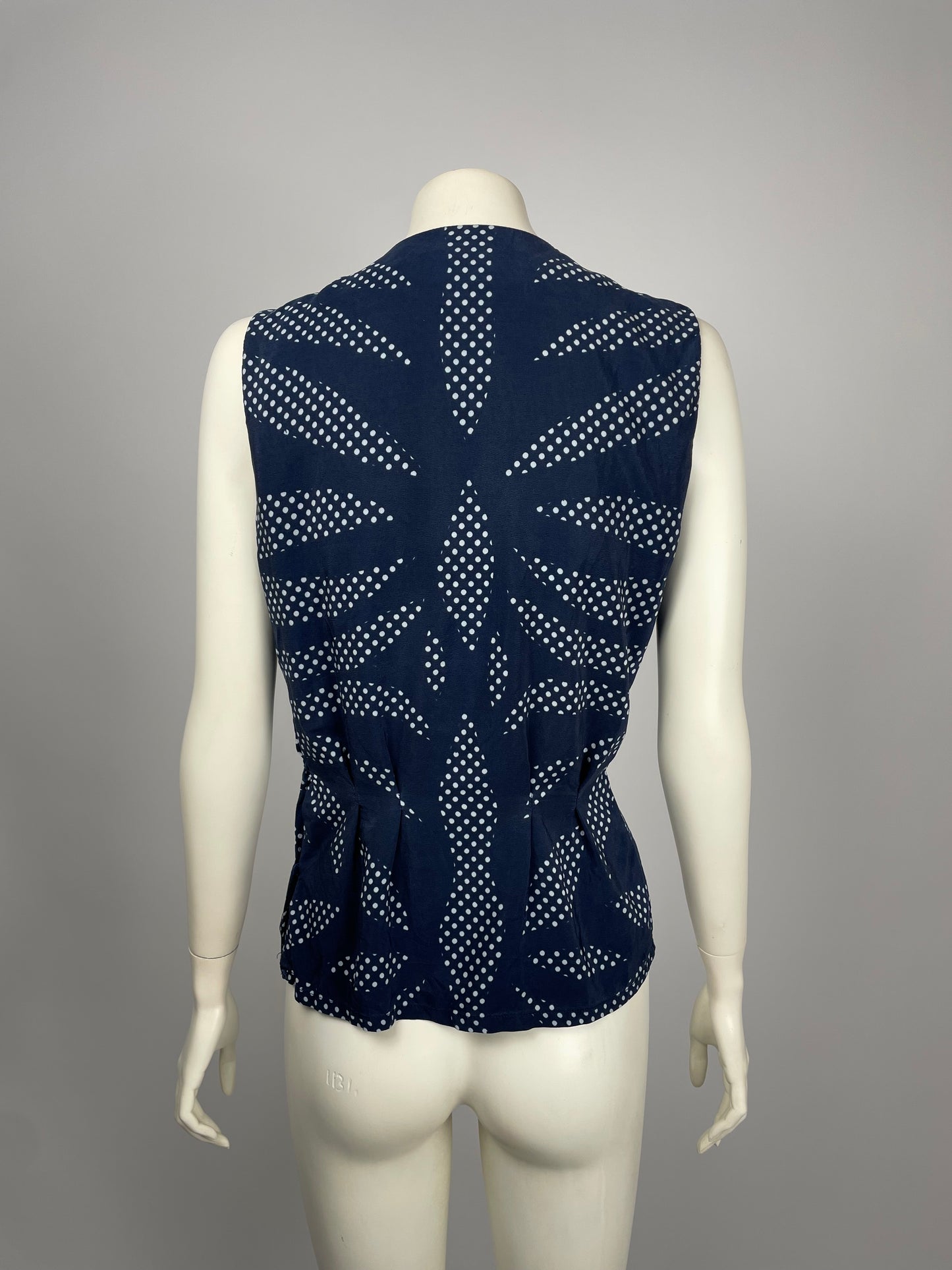 Givenchy Couture early 1990’s Polka print vest