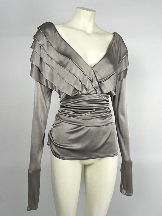 Dior by John Galliano F/W 2007 Pleated blouse