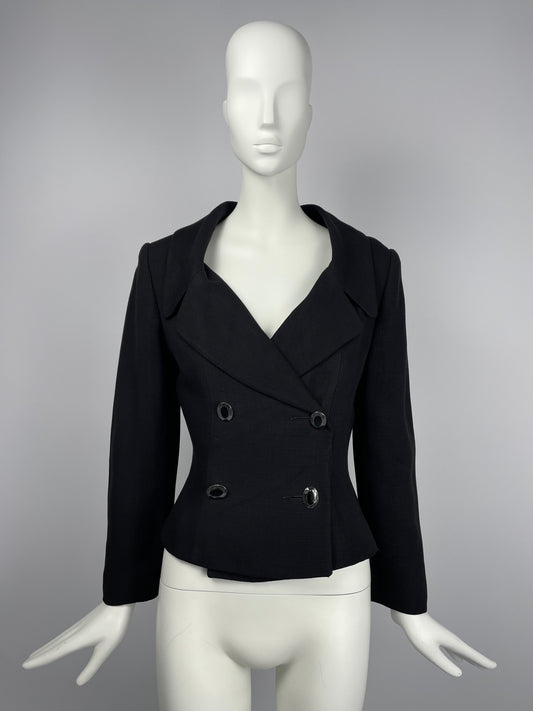 Chloé 1980's Wide neckline jacket.