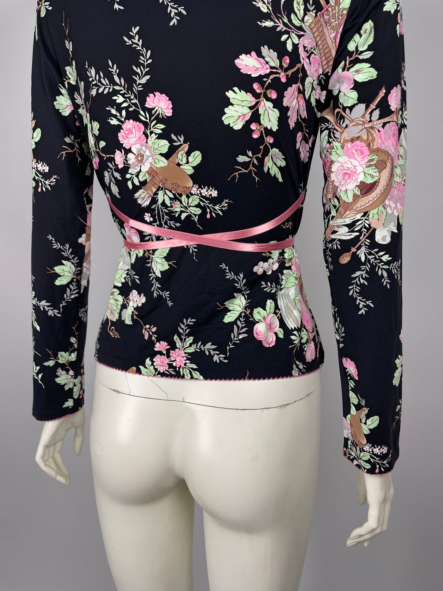 Blumarine 2000’s Flower print blouse