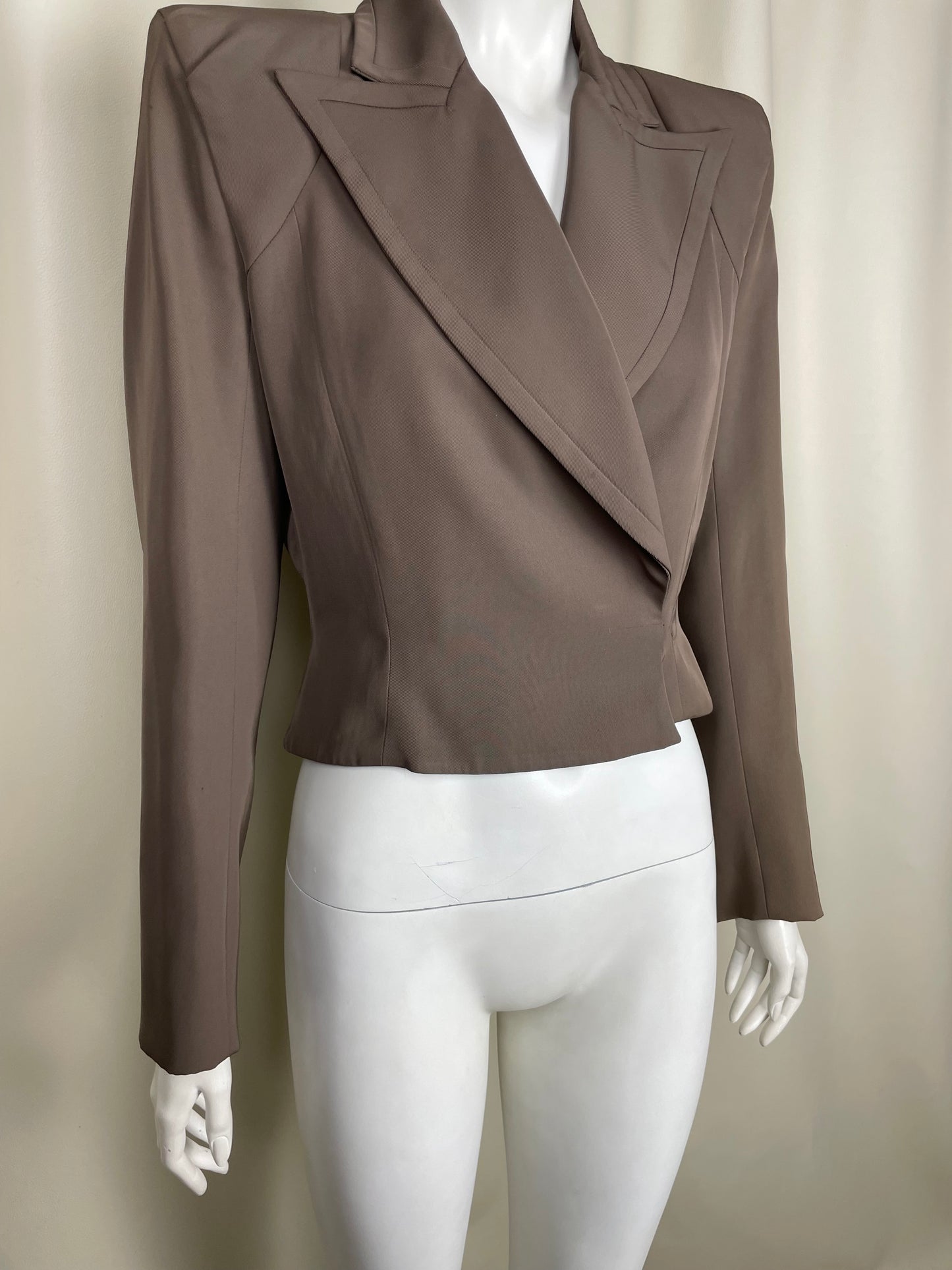 Yves Saint Laurent by Tom Ford S/S 2001 Cropped Blazer (M)