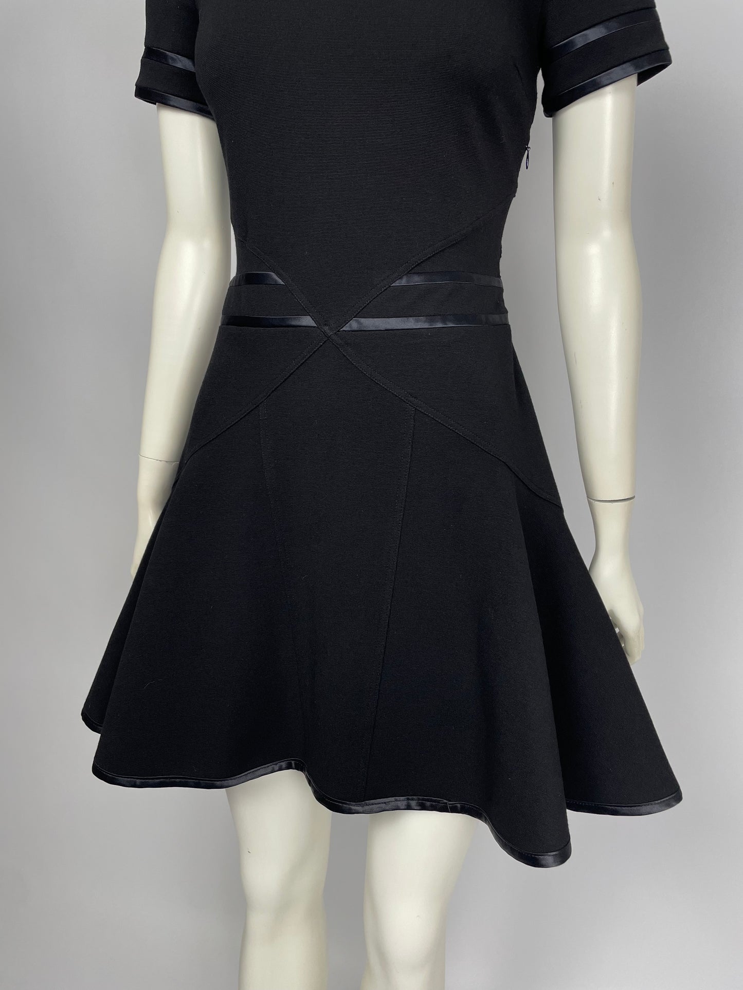Givenchy 2012 Heavy knit flared dress
