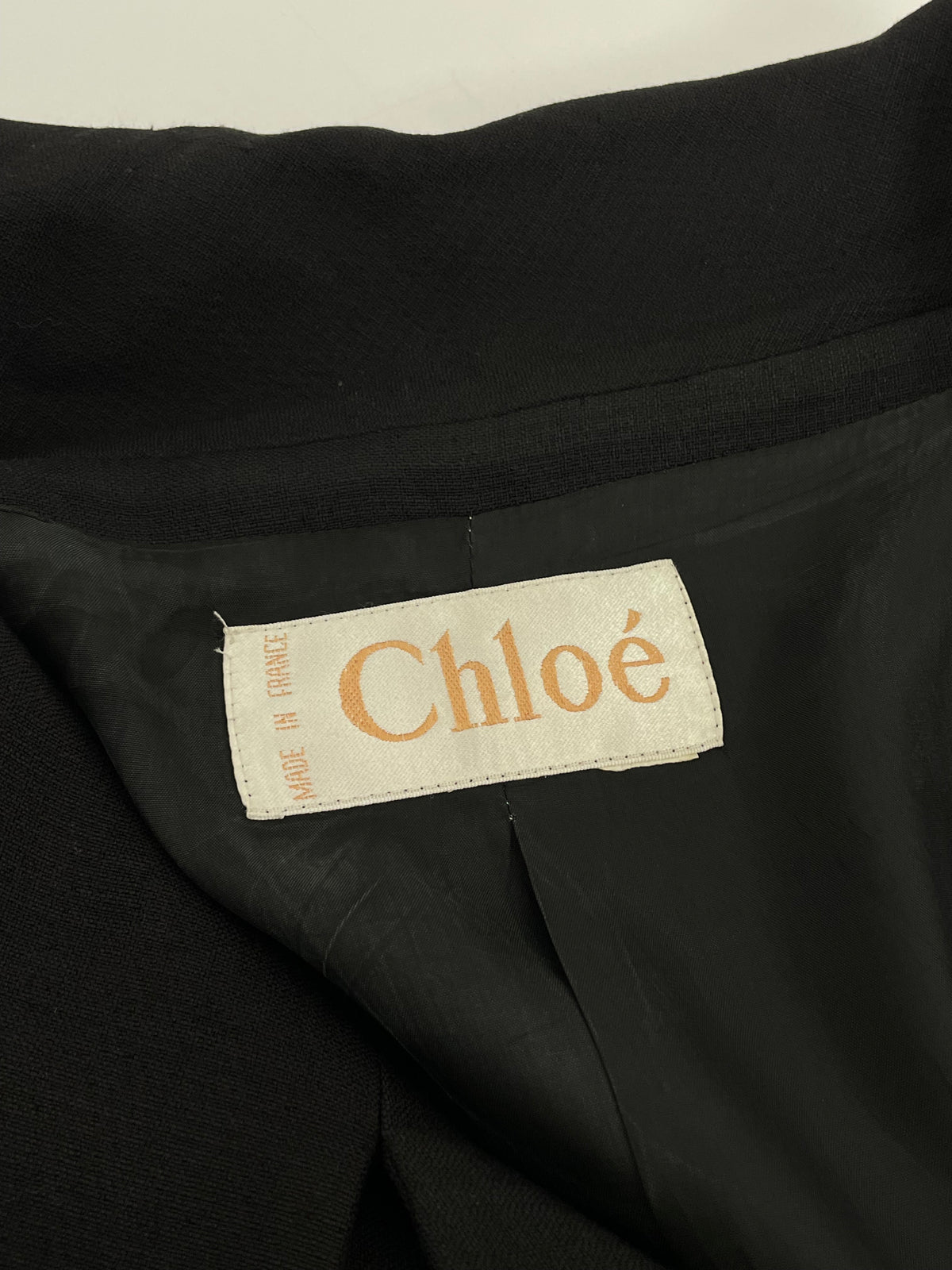 Chloé 1980's Wide neckline jacket.