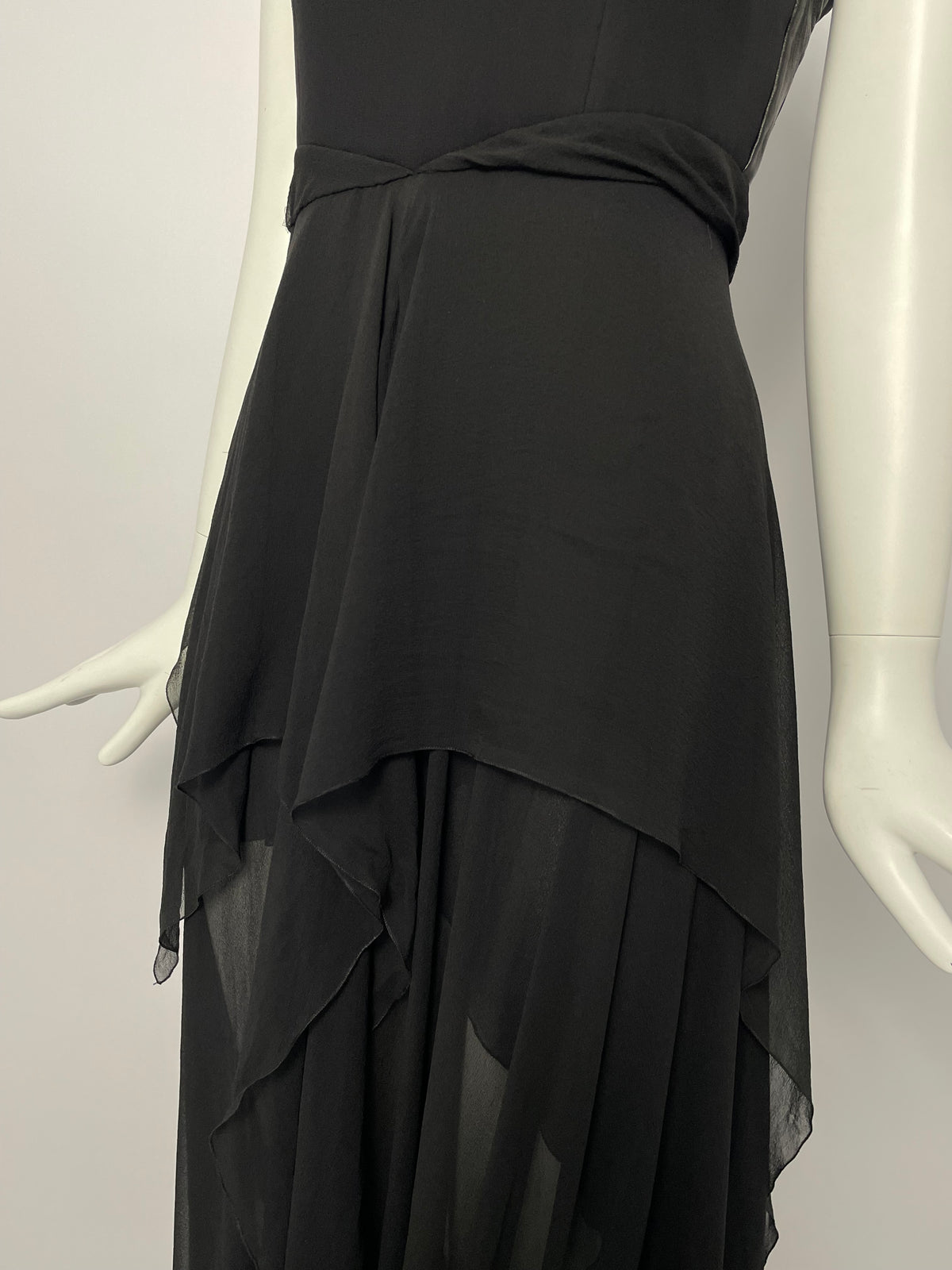 Calvin Klein 1990's silk maxi dress