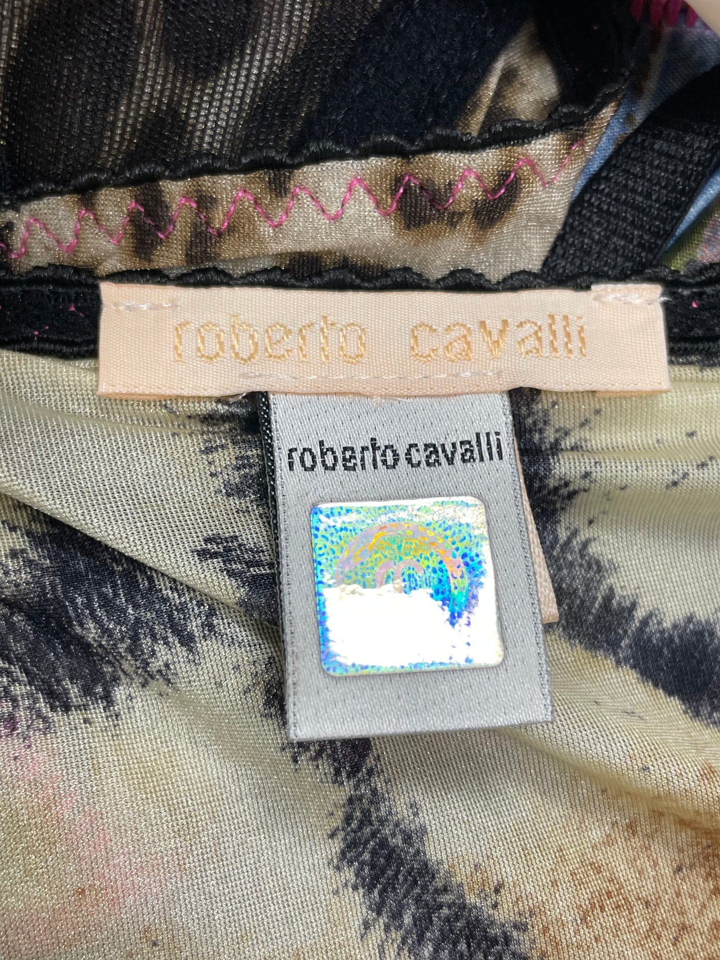 Roberto Cavalli 2000’s PatchWork Bustier (M)