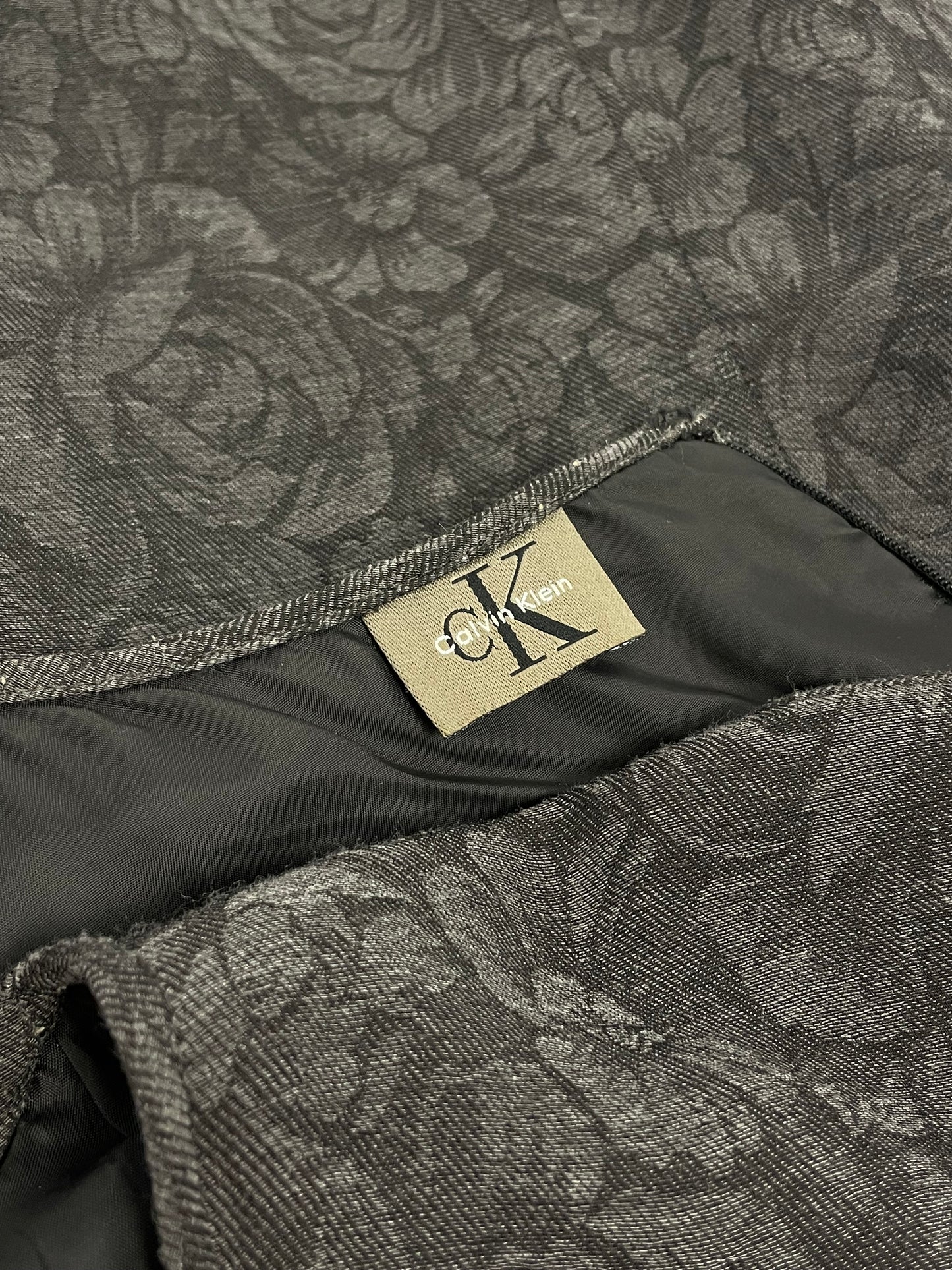 Calvin Klein 1990’s jaquard dress